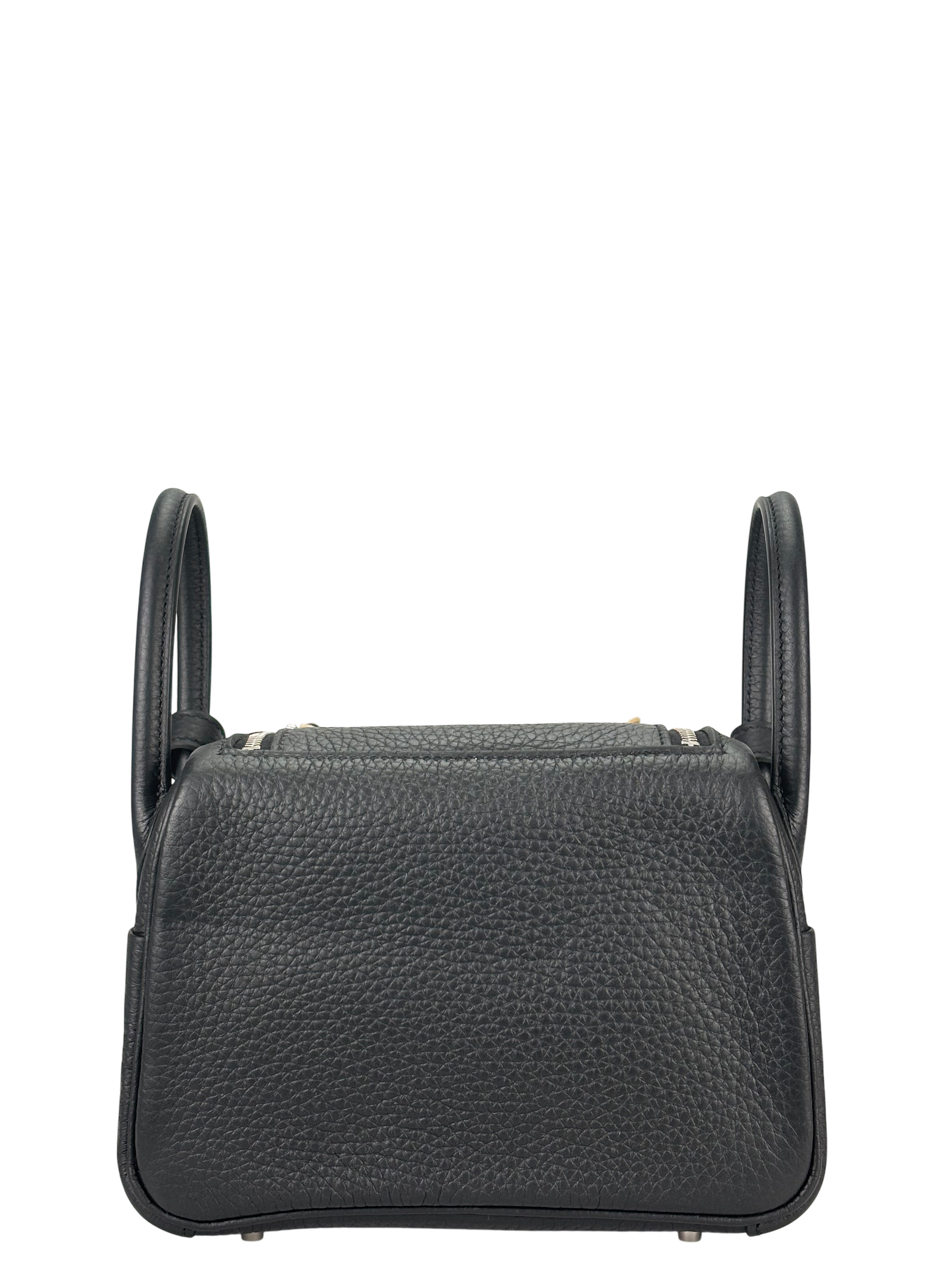 HERMES - Mini Lindy Black TC Palladium Hardware 