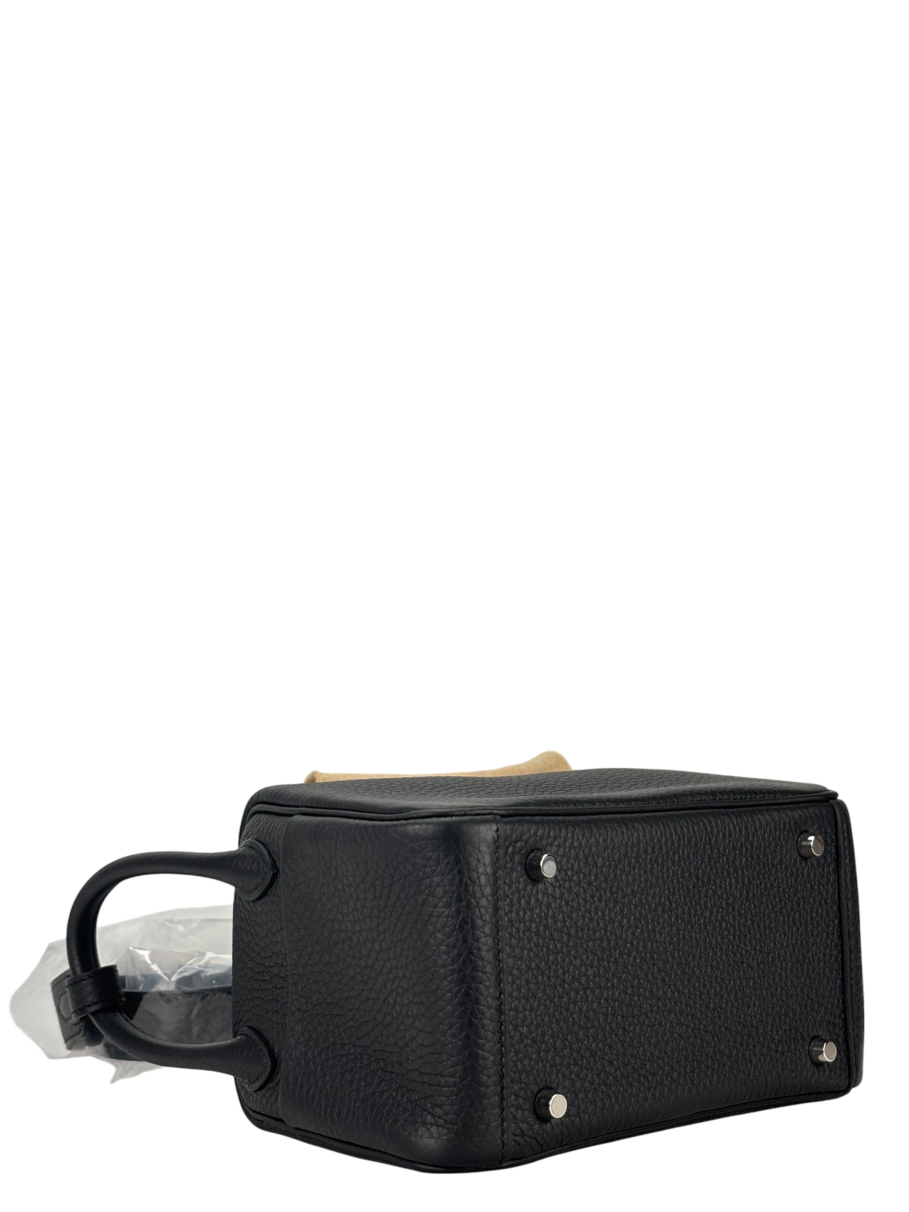 HERMES - Mini Lindy Black TC Palladium Hardware 