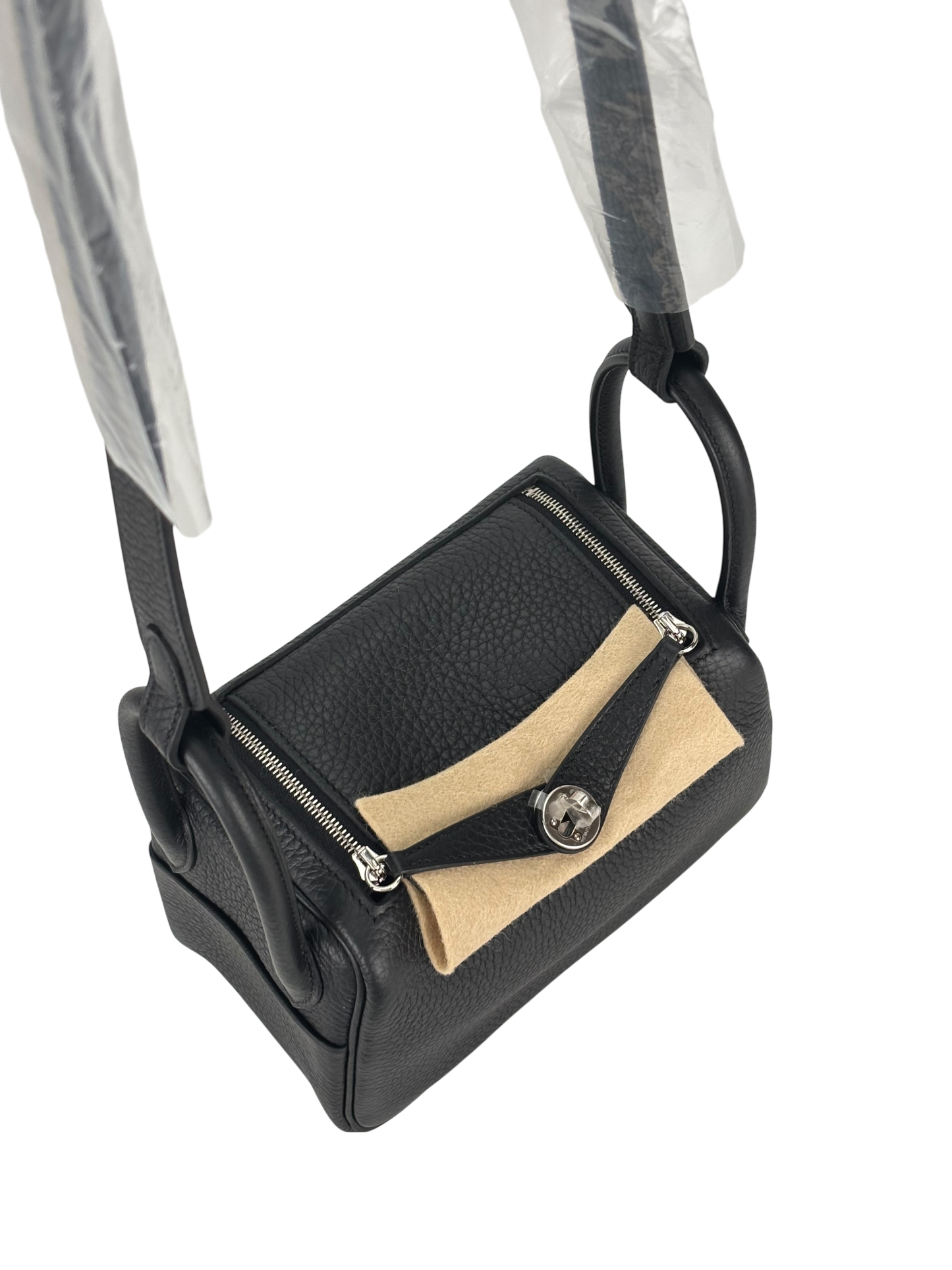 HERMES - Mini Lindy Black TC Palladium Hardware 