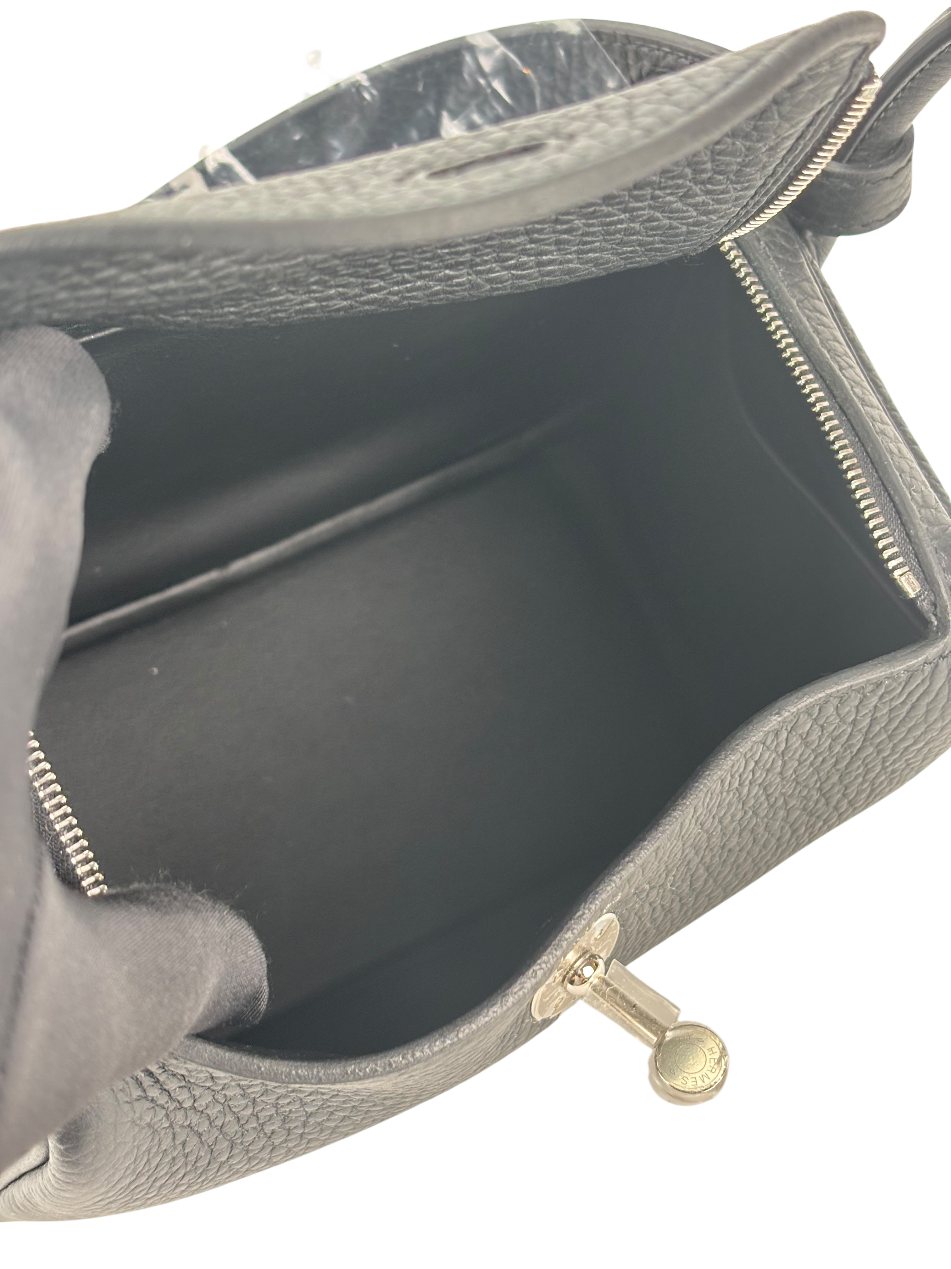 HERMES - Mini Lindy Black TC Palladium Hardware 