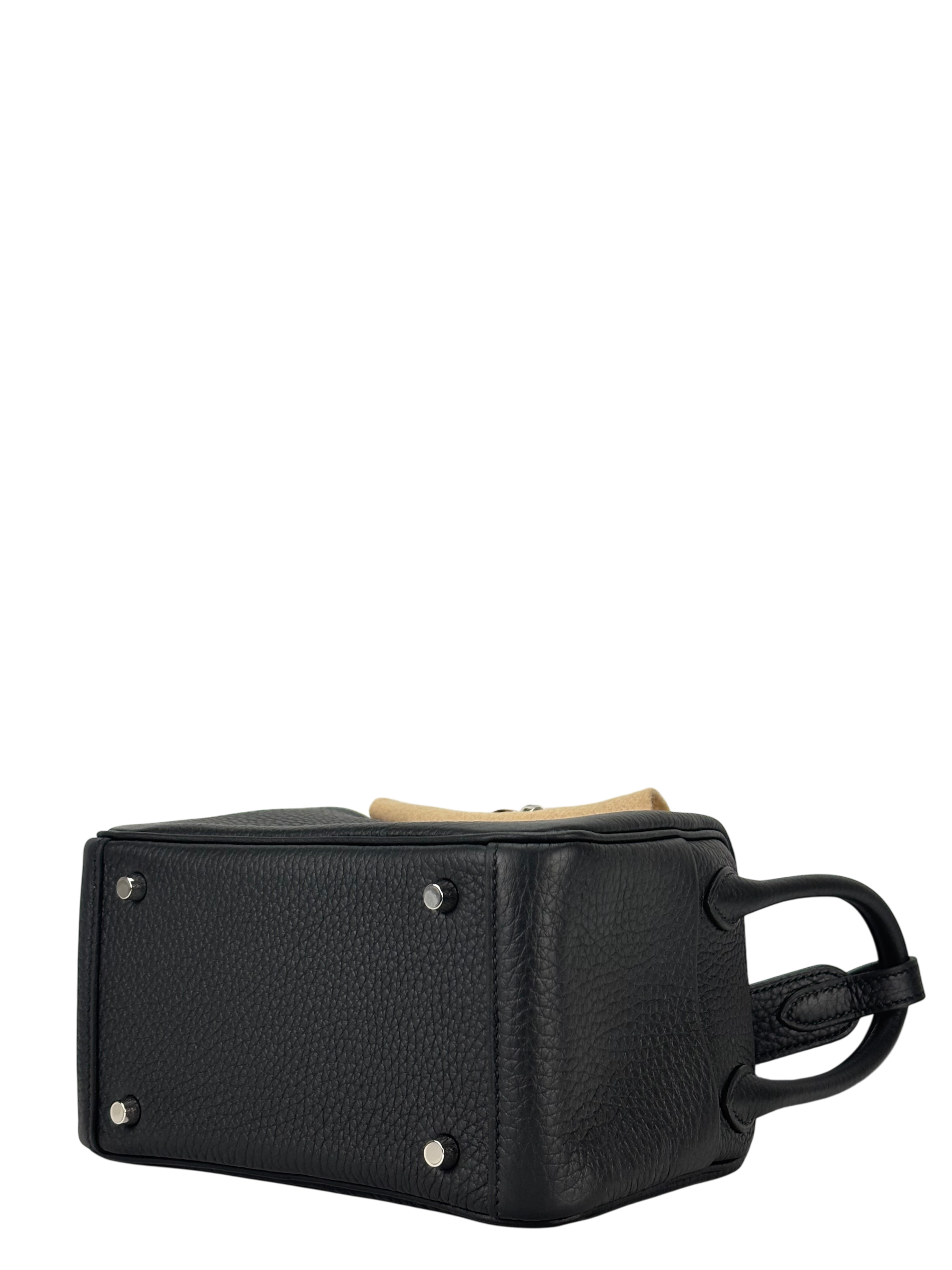 HERMES - Mini Lindy Black TC Palladium Hardware 