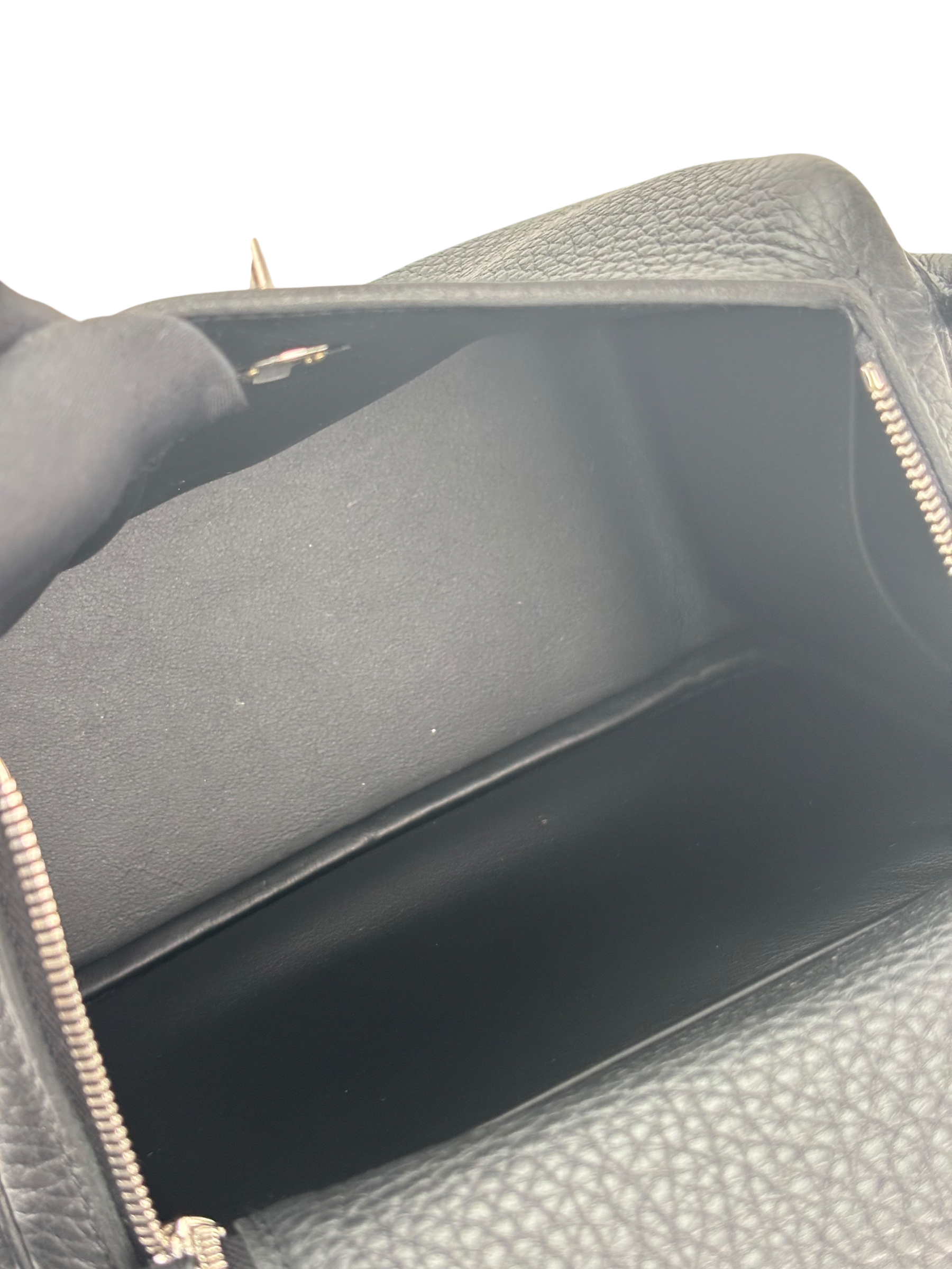 HERMES - Mini Lindy Black TC Palladium Hardware 