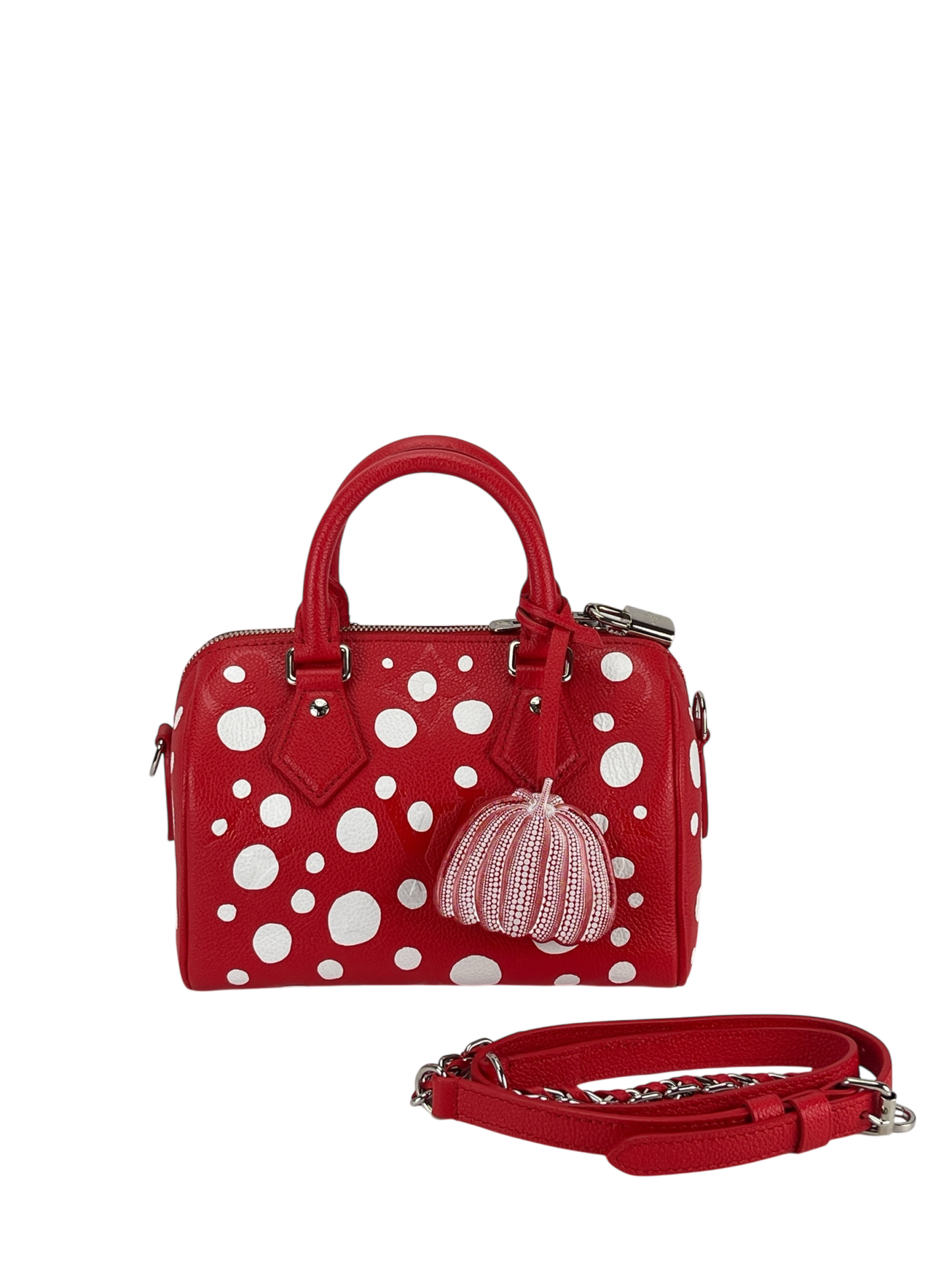 LOUIS VUITTON - LV x YK Speedy 20 Monogram Canvas​ Red