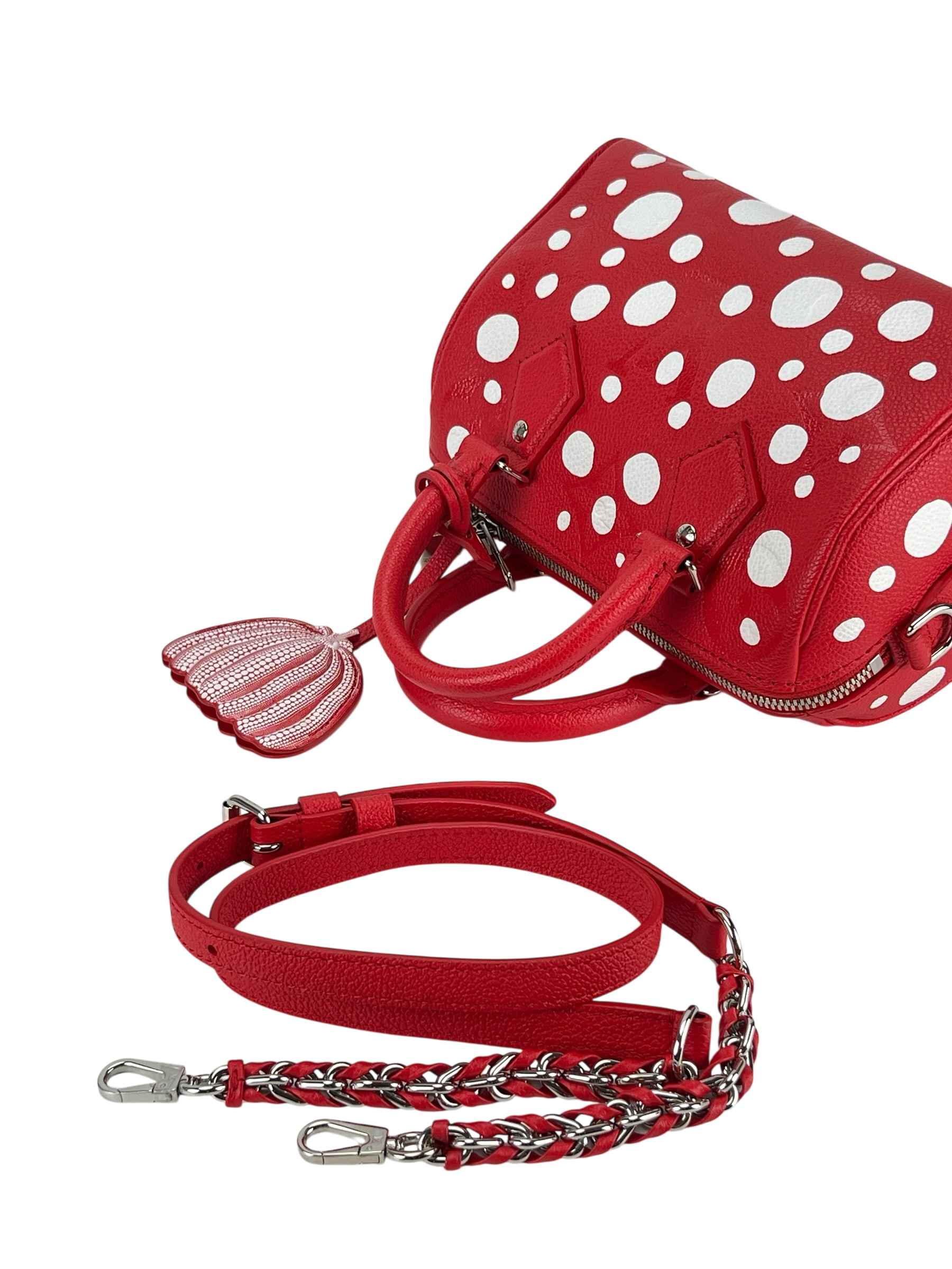 LOUIS VUITTON - LV x YK Speedy 20 Monogram Canvas​ Red