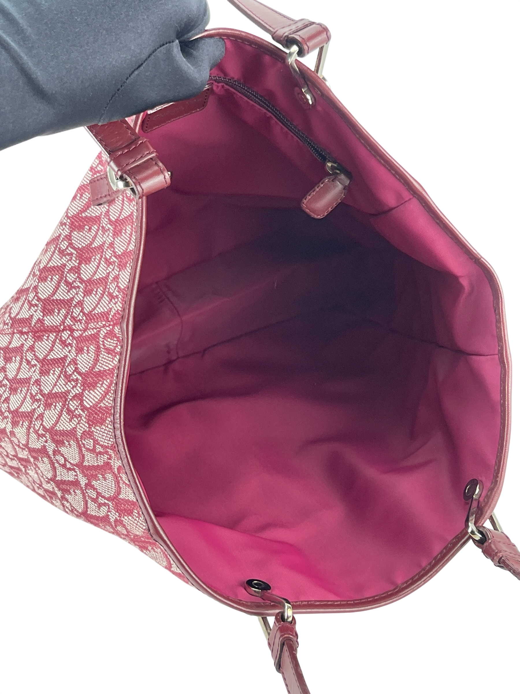 CHRISTIAN DIOR - Trotter Chic Tote Bag Red