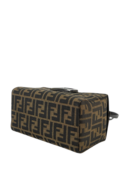 FENDI - Brown Canvas Zucca Pattern Handbag