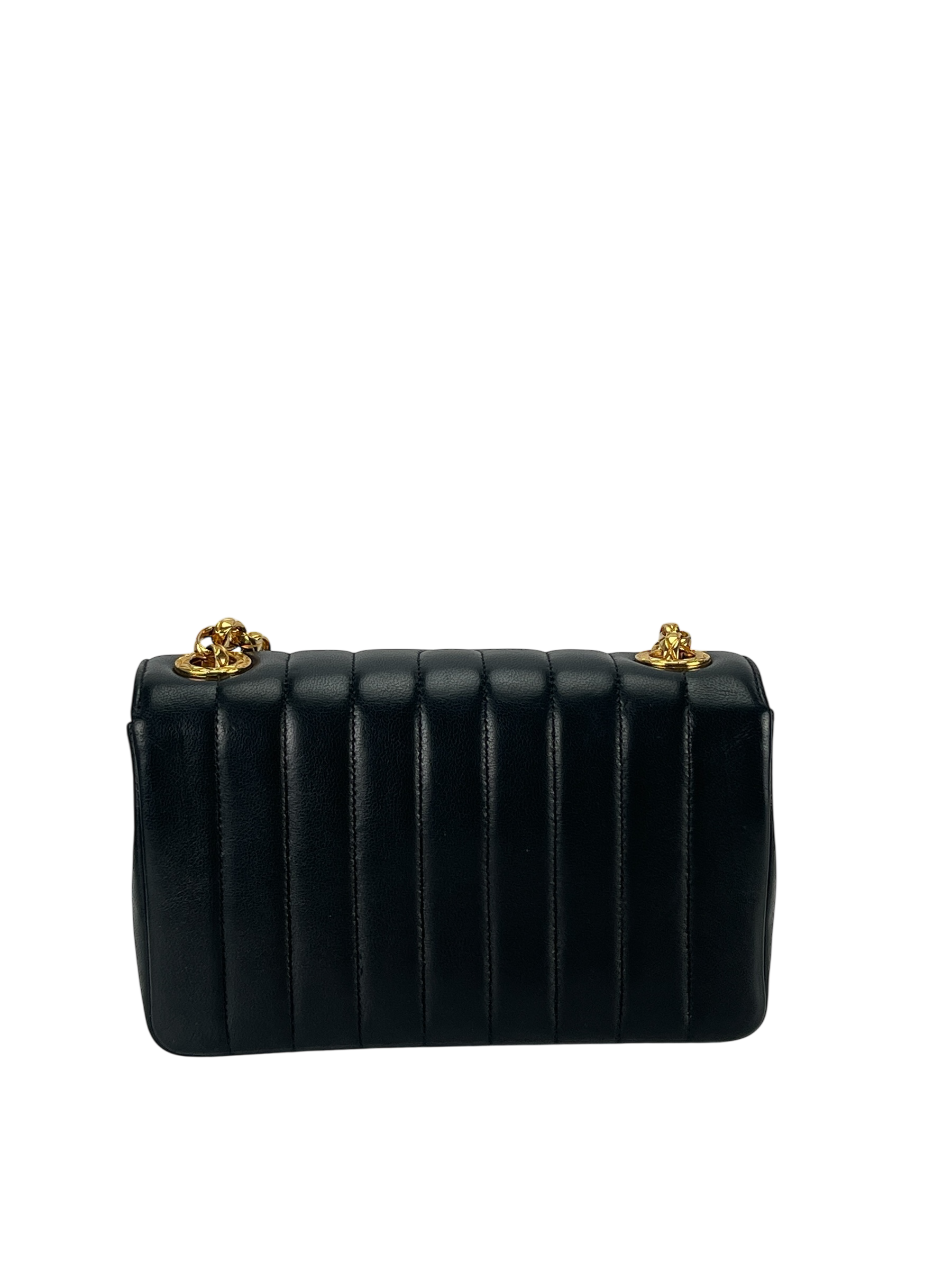 CHANEL - Bijoux Chain Shoulder Bag Black Gold Hardware