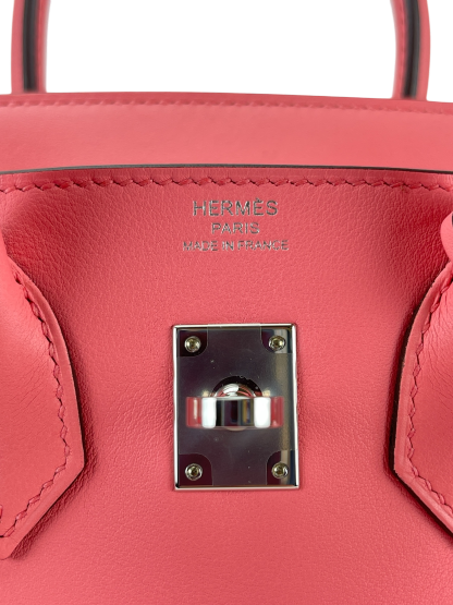 HERMES - Birkin 25 U5 Rose Stick Swift Palladium Hardware