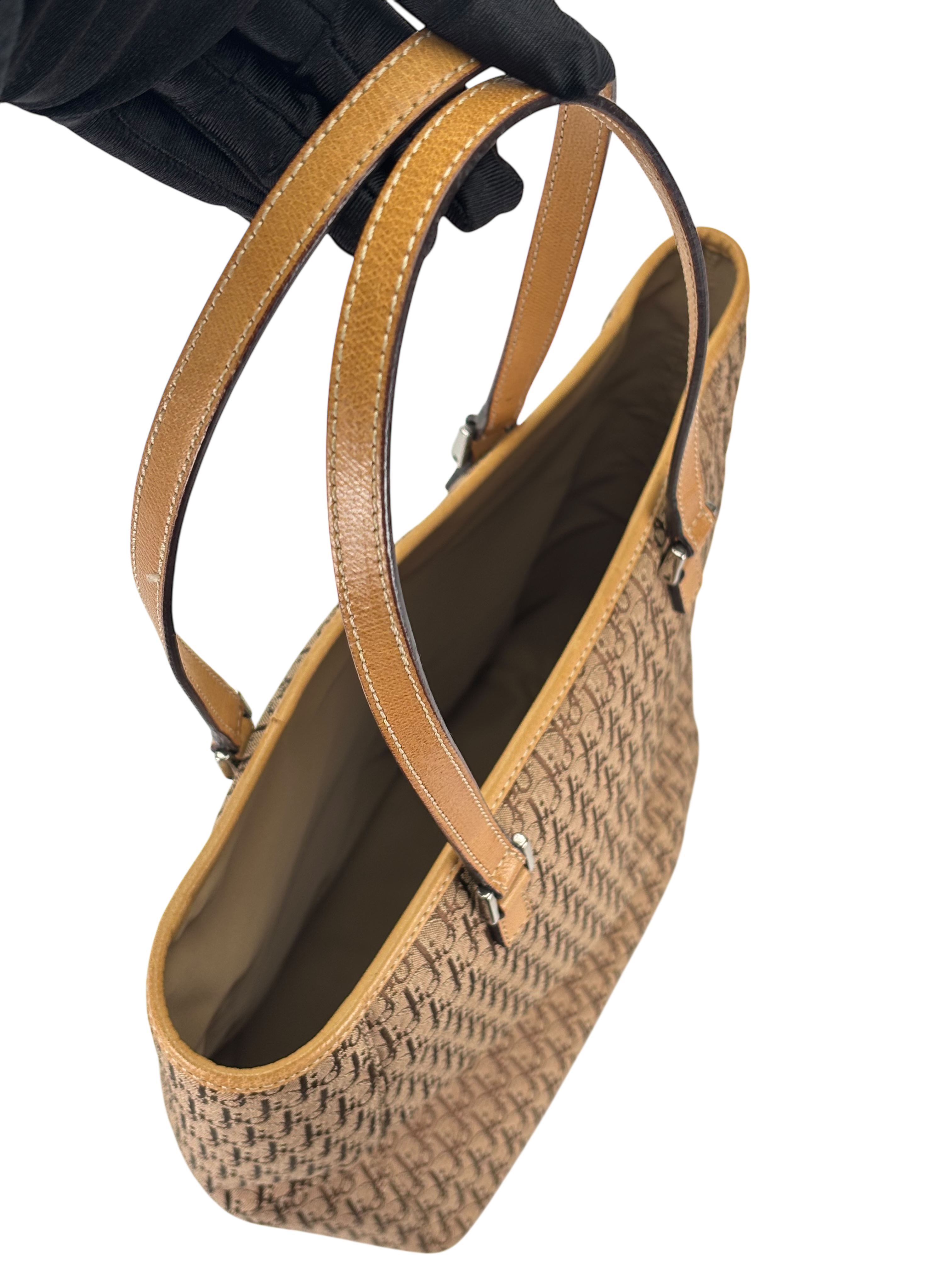 CHRISTIAN DIOR - Trotter Chic Tote Bag Beige