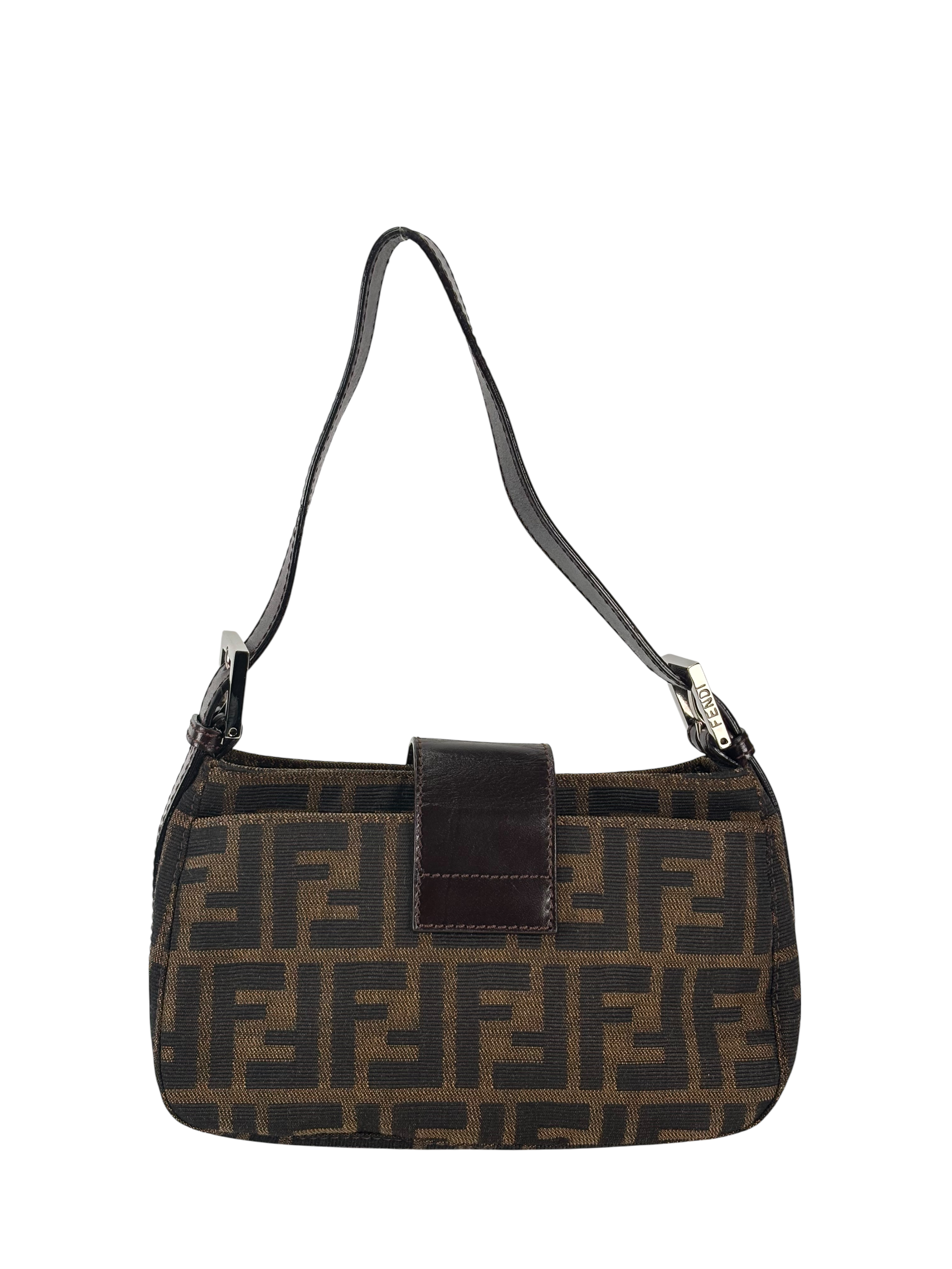 FENDI - Zucca Canvas Mamma Baguette Shoulder Bag