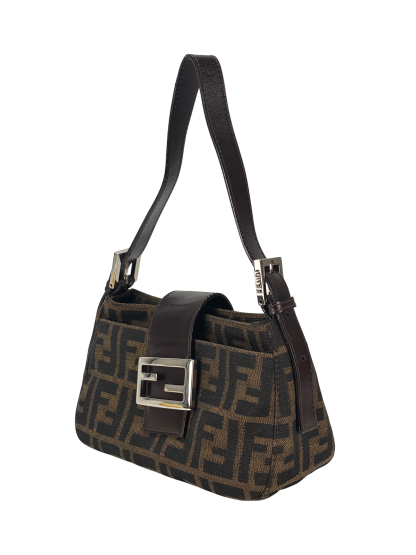 FENDI - Zucca Canvas Mamma Baguette Shoulder Bag