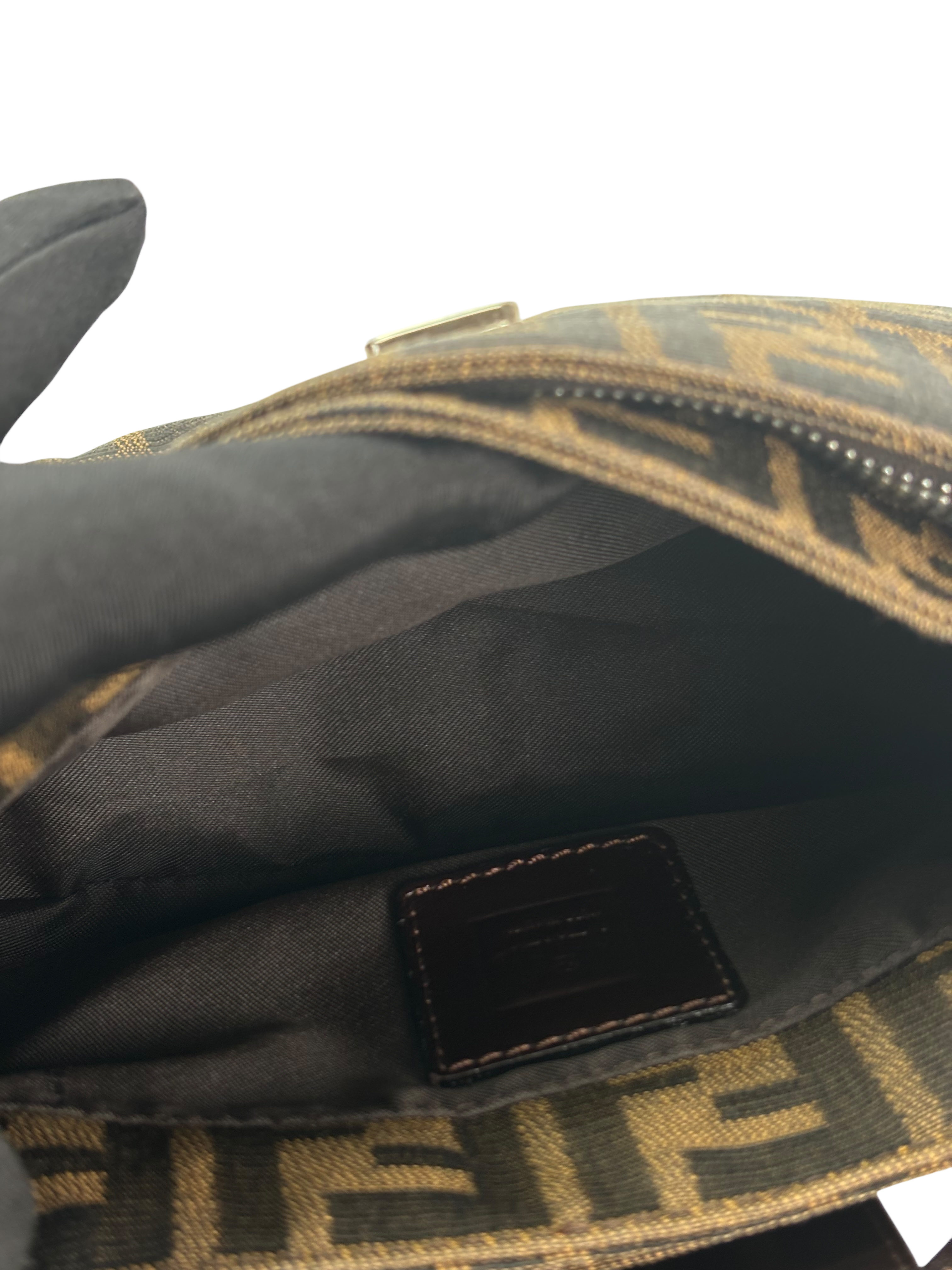 FENDI - Zucca Canvas Mamma Baguette Shoulder Bag