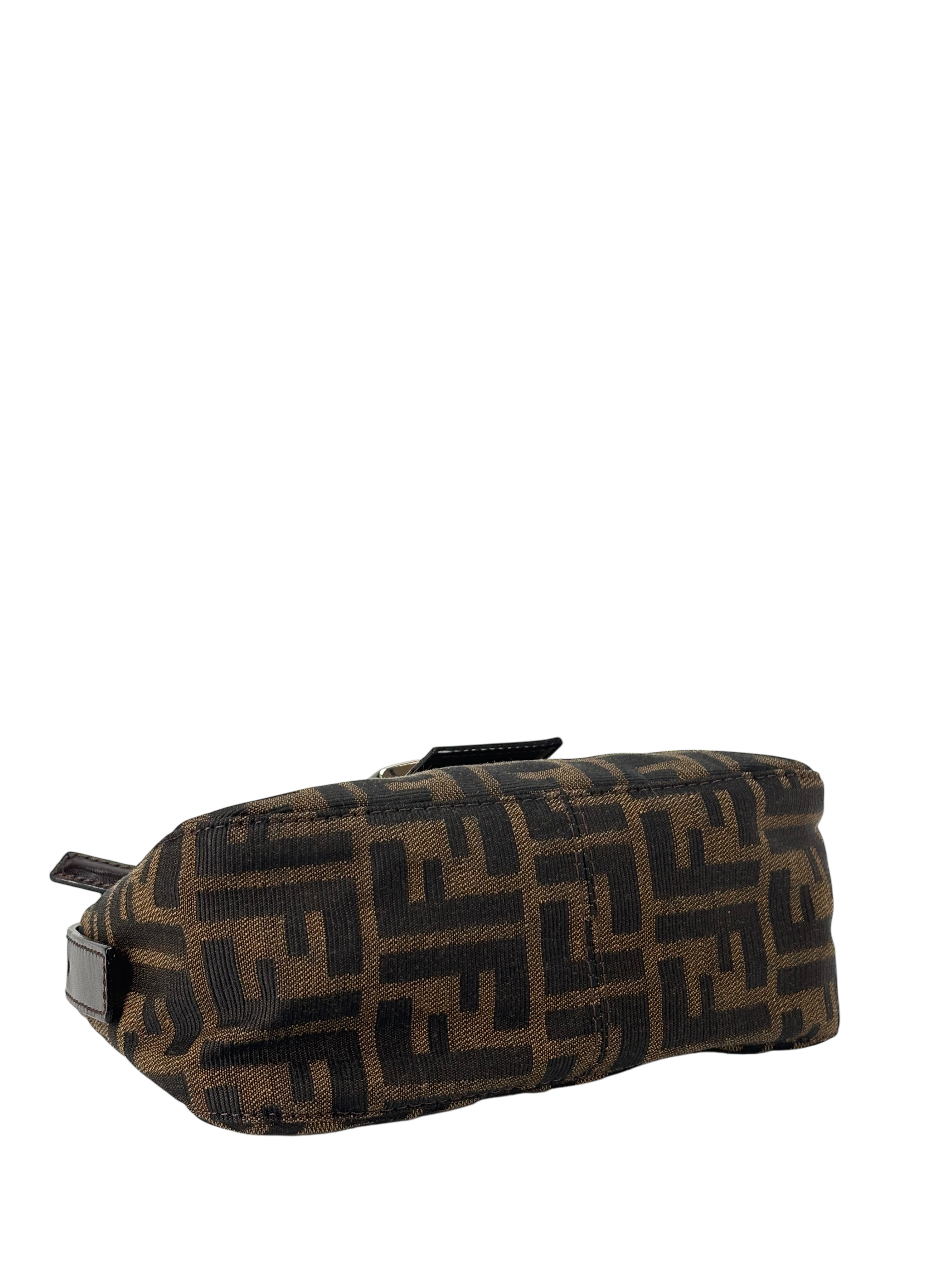 FENDI - Zucca Canvas Mamma Baguette Shoulder Bag