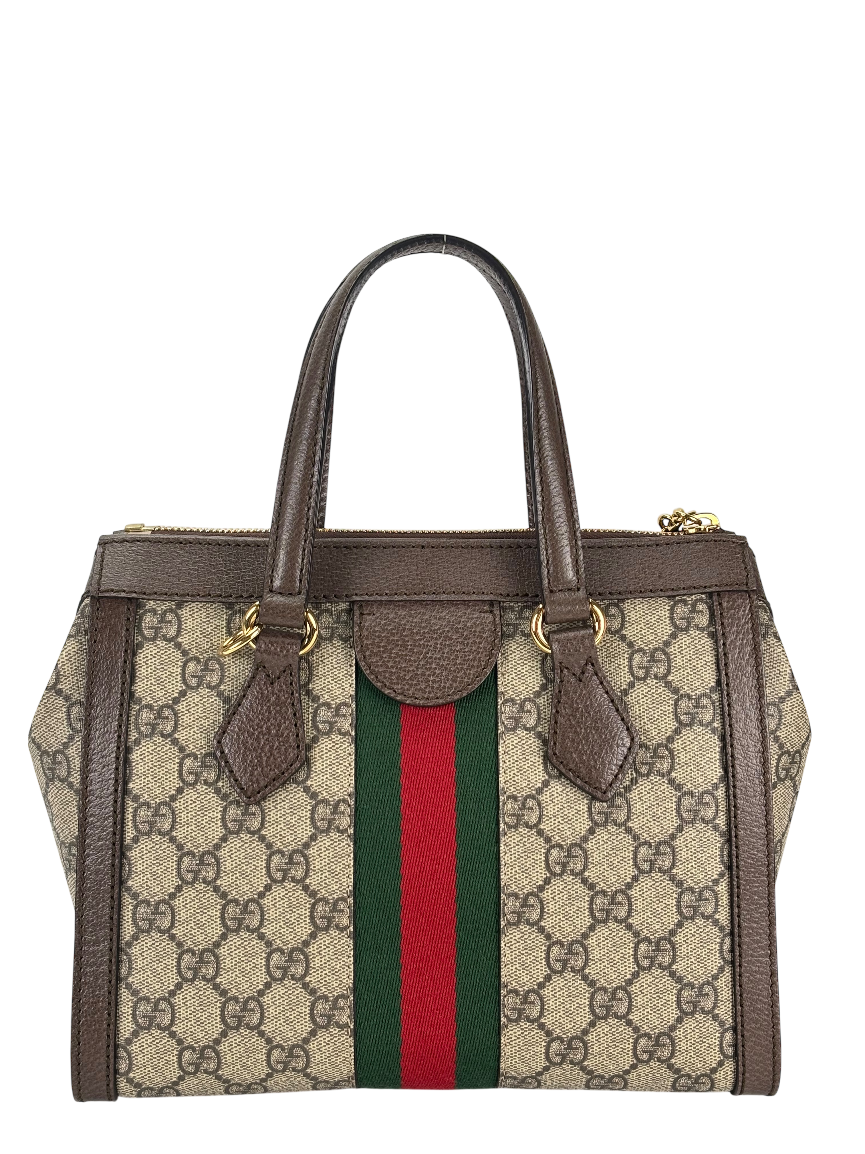 GUCCI - Monogram Canvas Ophidia Small GG Tote Bag