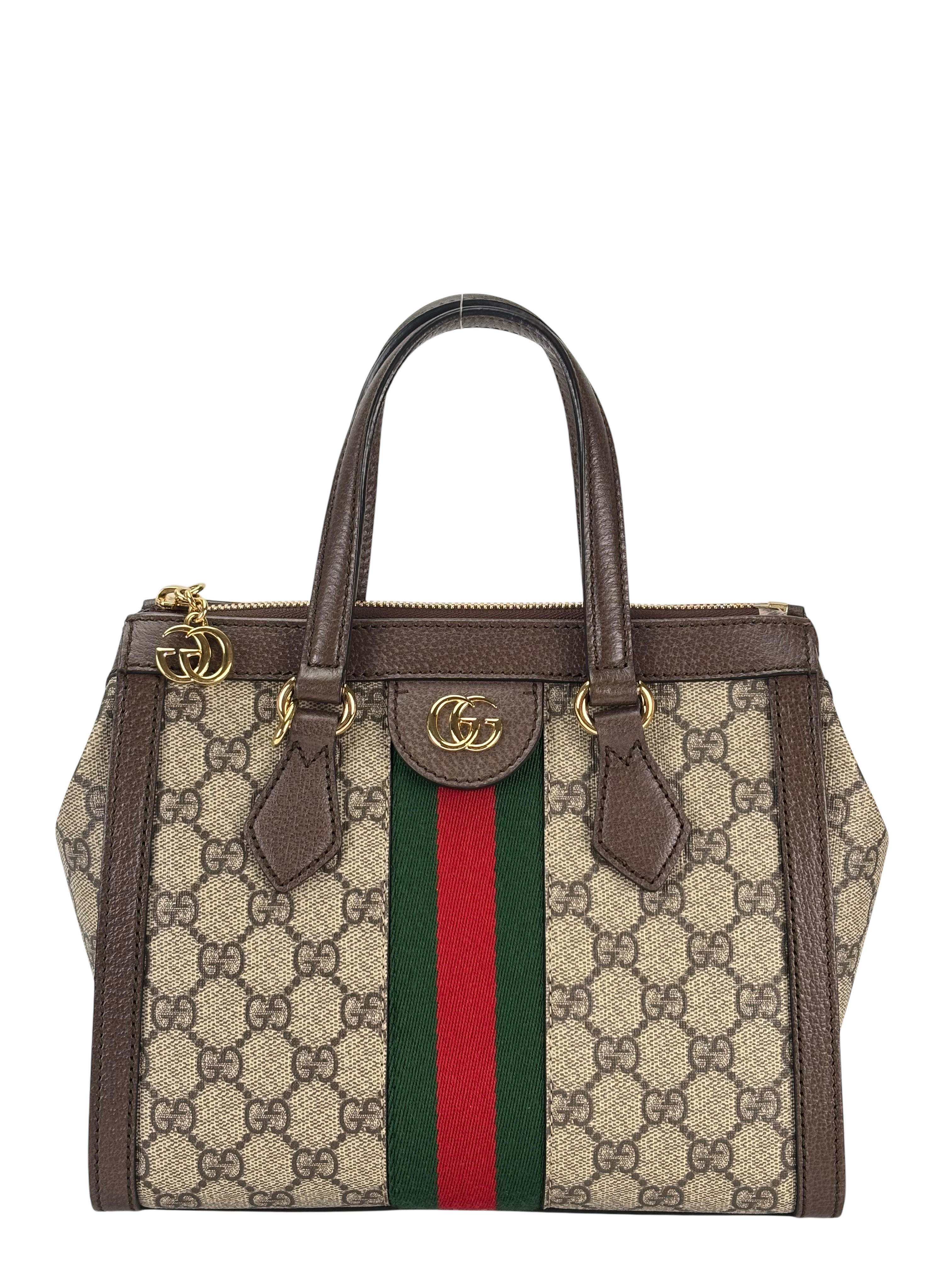 GUCCI - Monogram Canvas Ophidia Small GG Tote Bag