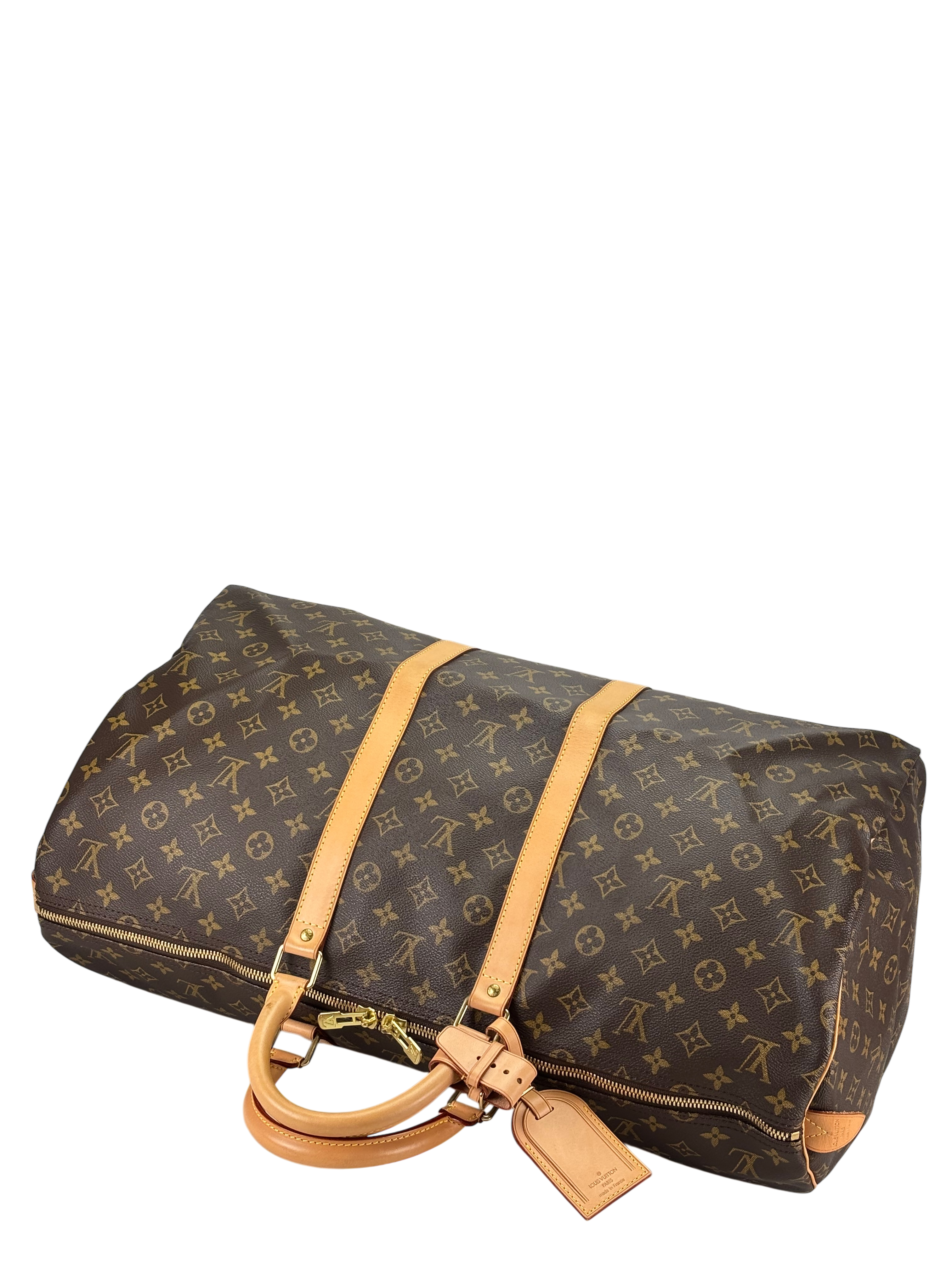 LOUIS VUITTON - Monogram Keepall 55 Bandouliere Bag 