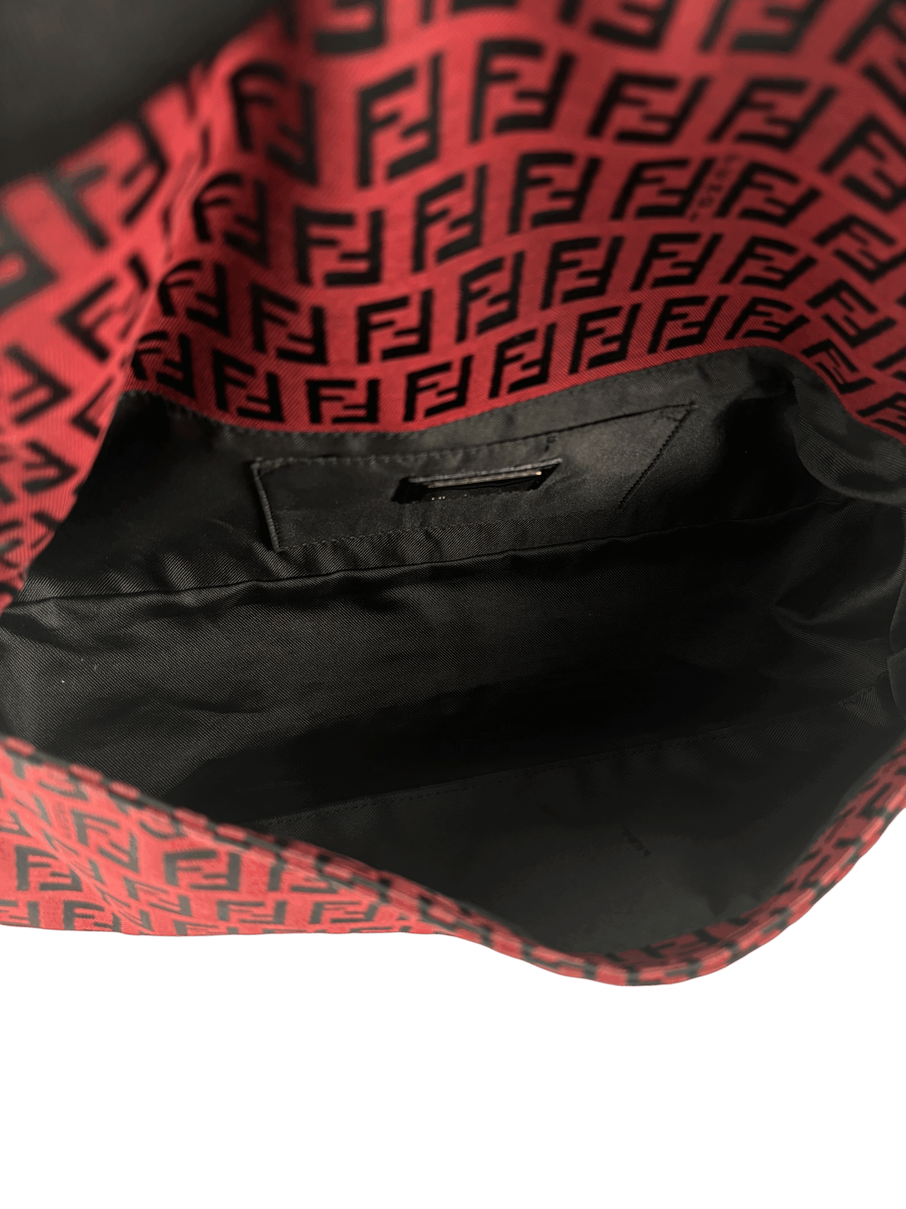 FENDI - Small Print Mamma Bucket Zucchino Baguette Bag