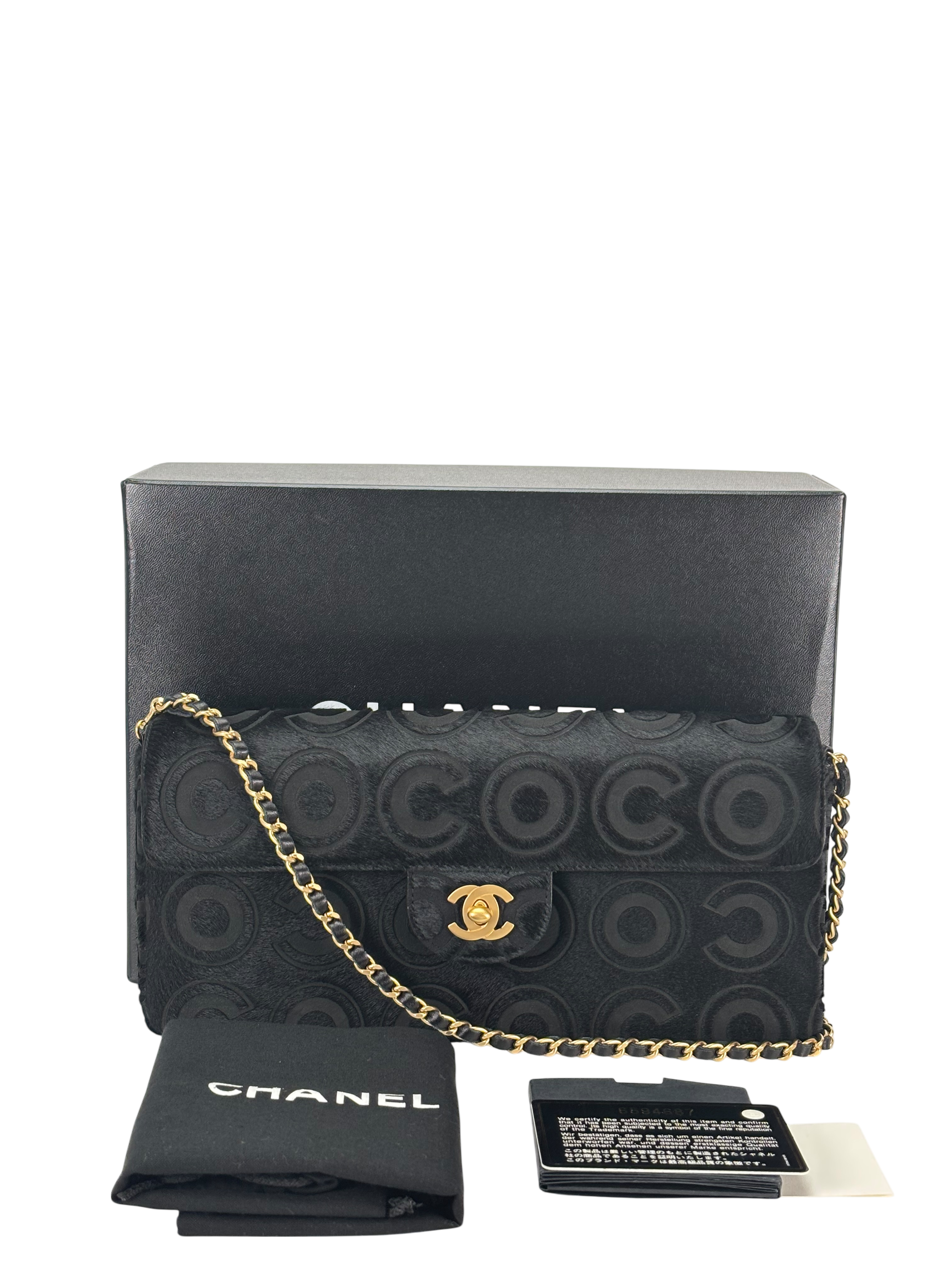 CHANEL - Timeless Classique Pony Style Horsehair Crossbody Chain Bag