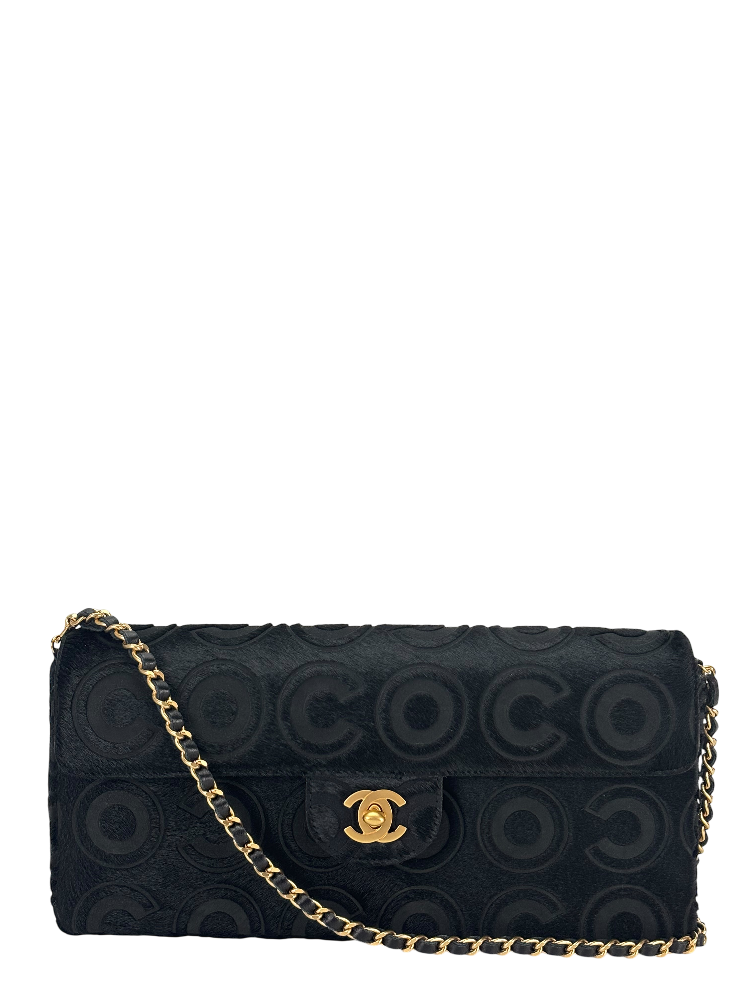 CHANEL - Timeless Classique Pony Style Horsehair Crossbody Chain Bag