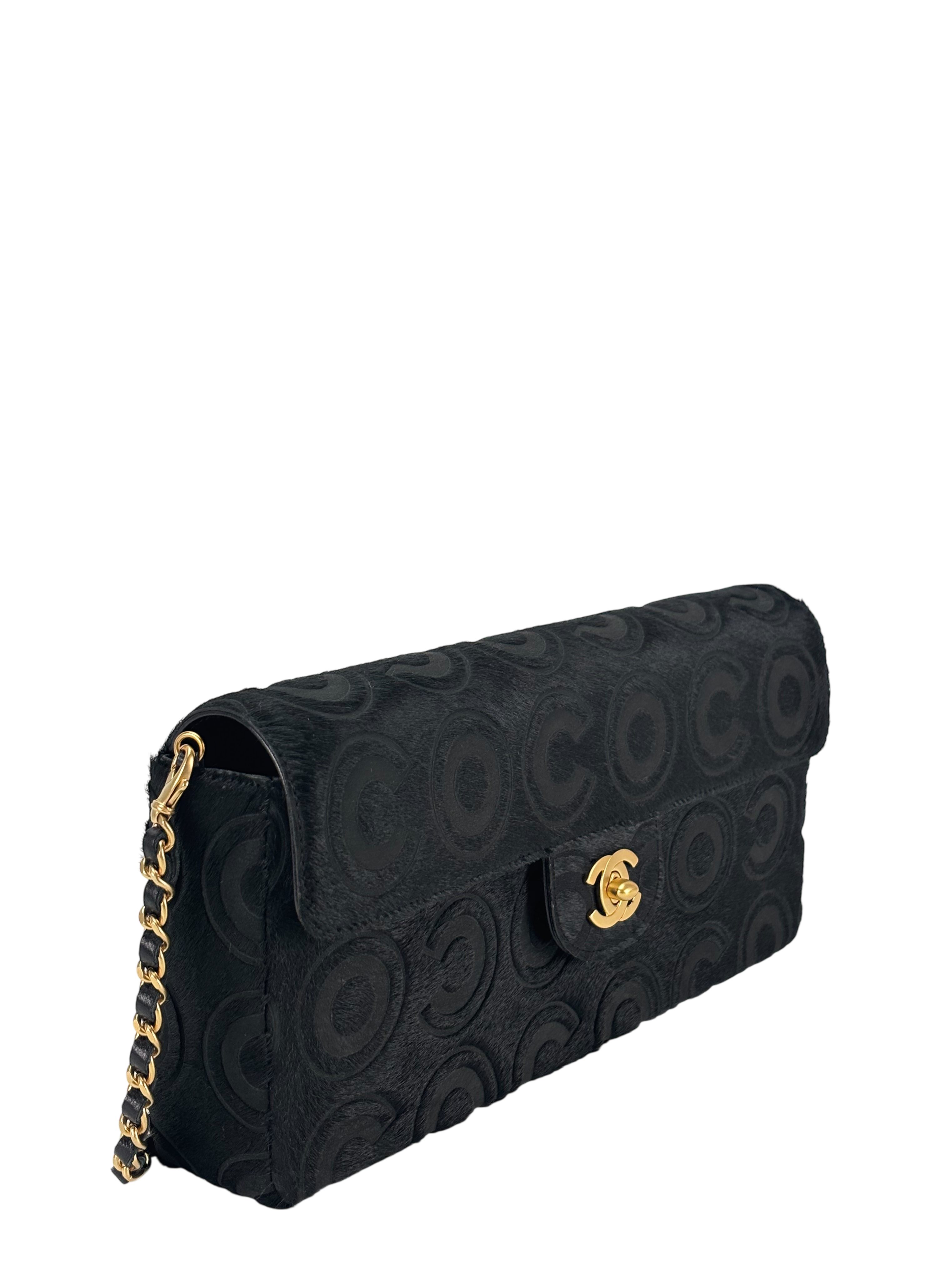 CHANEL - Timeless Classique Pony Style Horsehair Crossbody Chain Bag