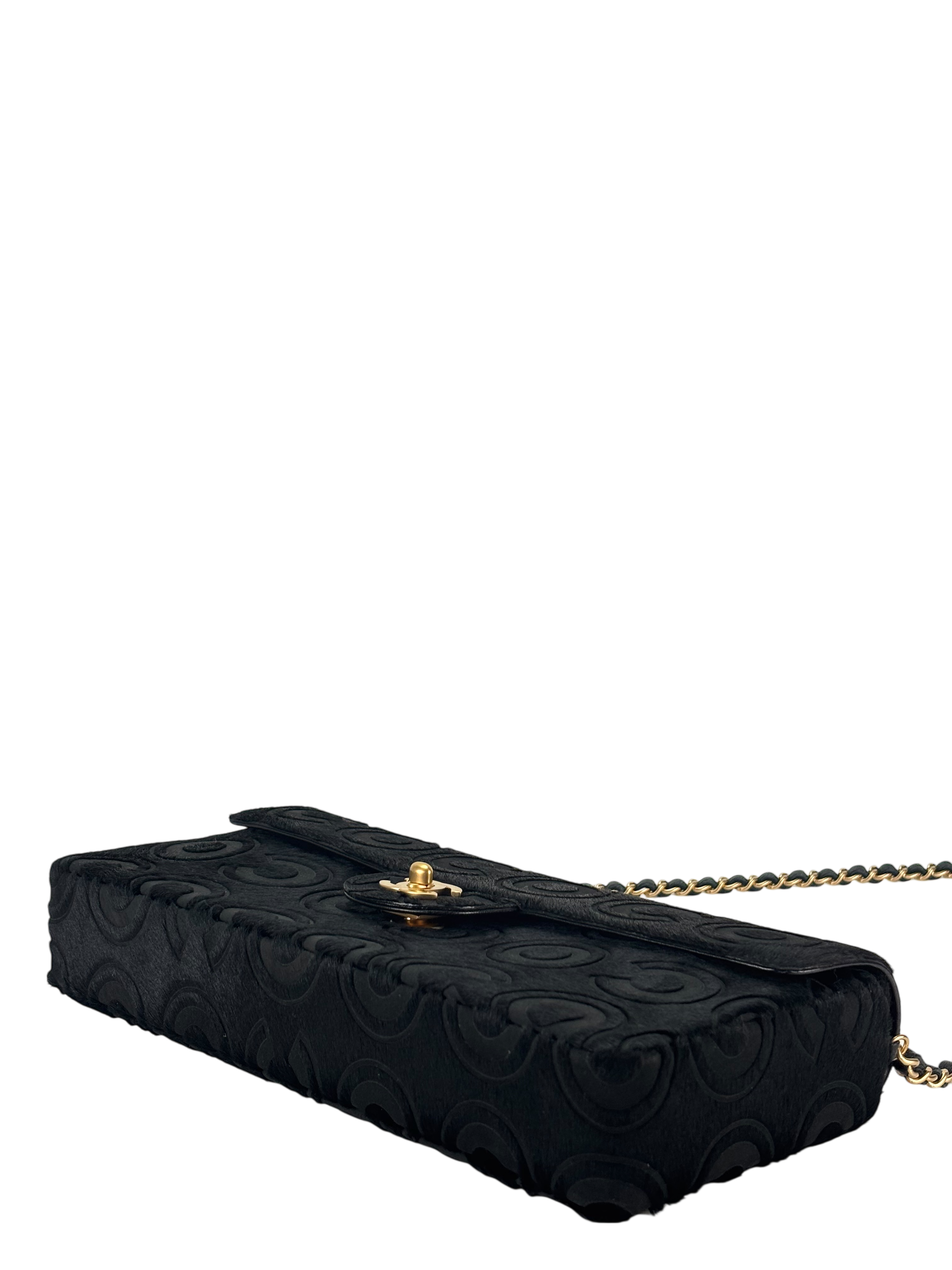 CHANEL - Timeless Classique Pony Style Horsehair Crossbody Chain Bag