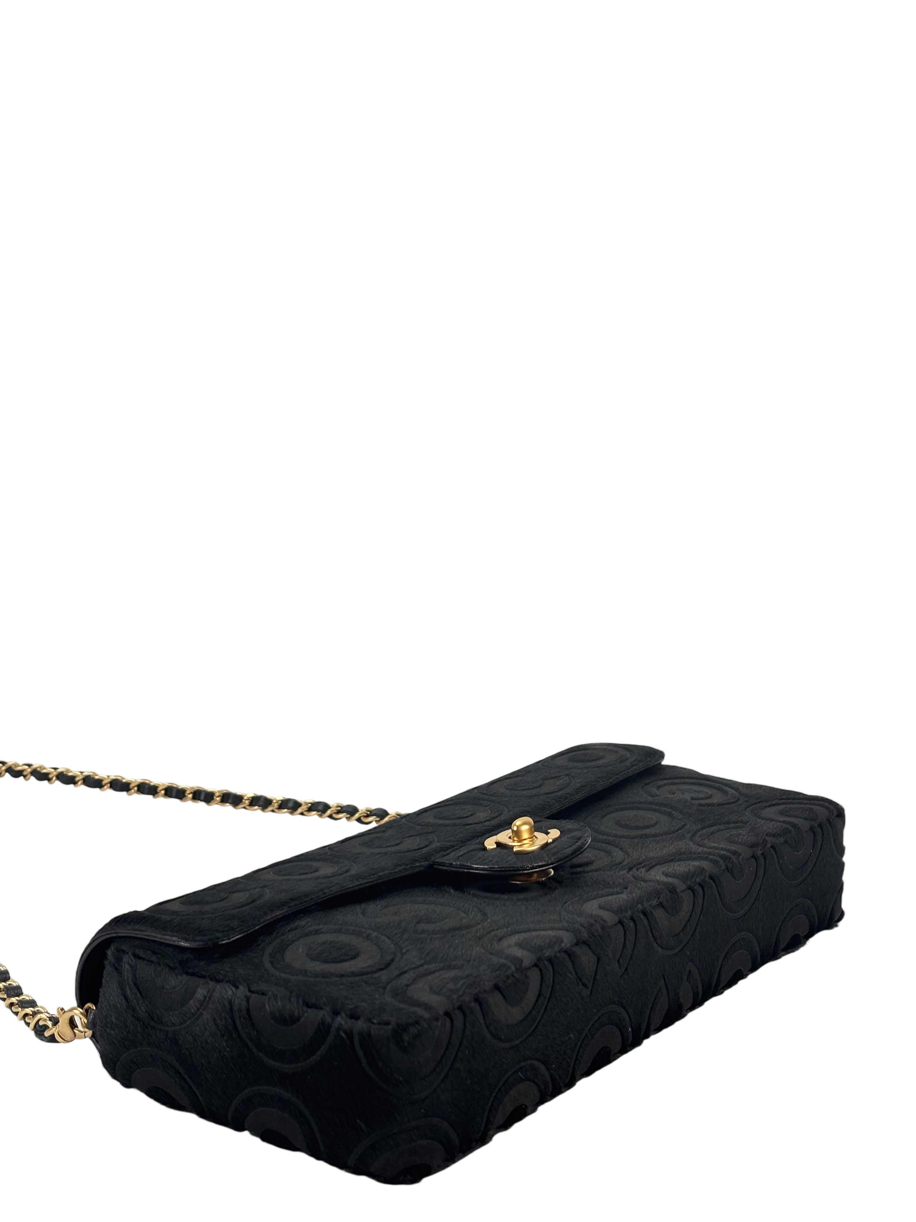 CHANEL - Timeless Classique Pony Style Horsehair Crossbody Chain Bag