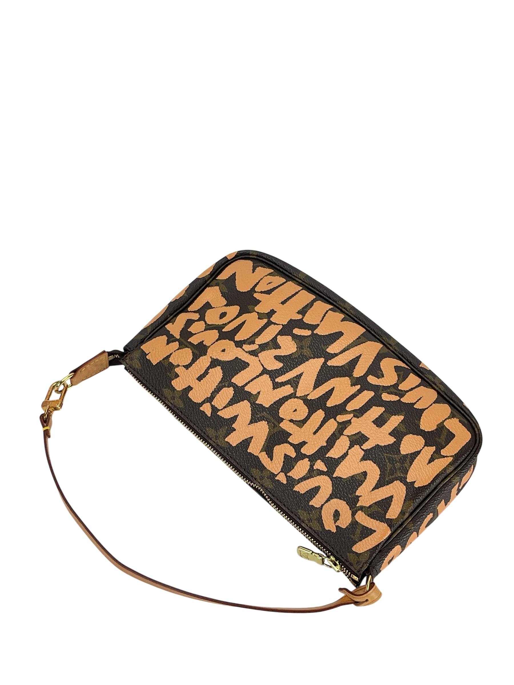 LOUIS VUITTON - Monogram Stephen Sprouse 2001 Pochette Accessoires Clutch Bag