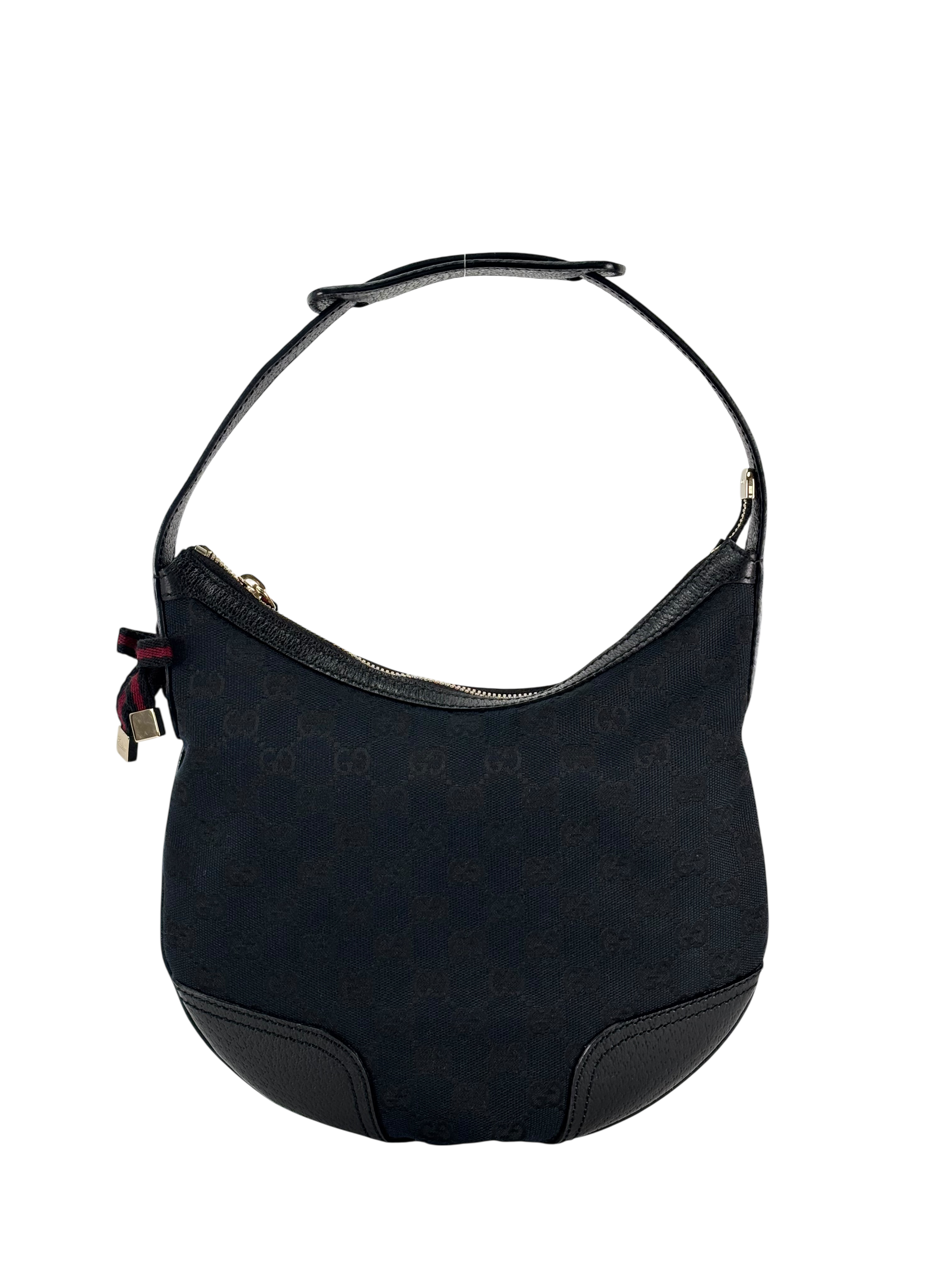 GUCCI - Black Princess Shelly GG Canvas Shoulder bag