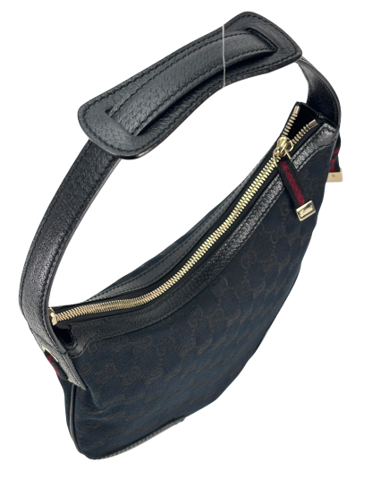 GUCCI - Black Princess Shelly GG Canvas Shoulder bag