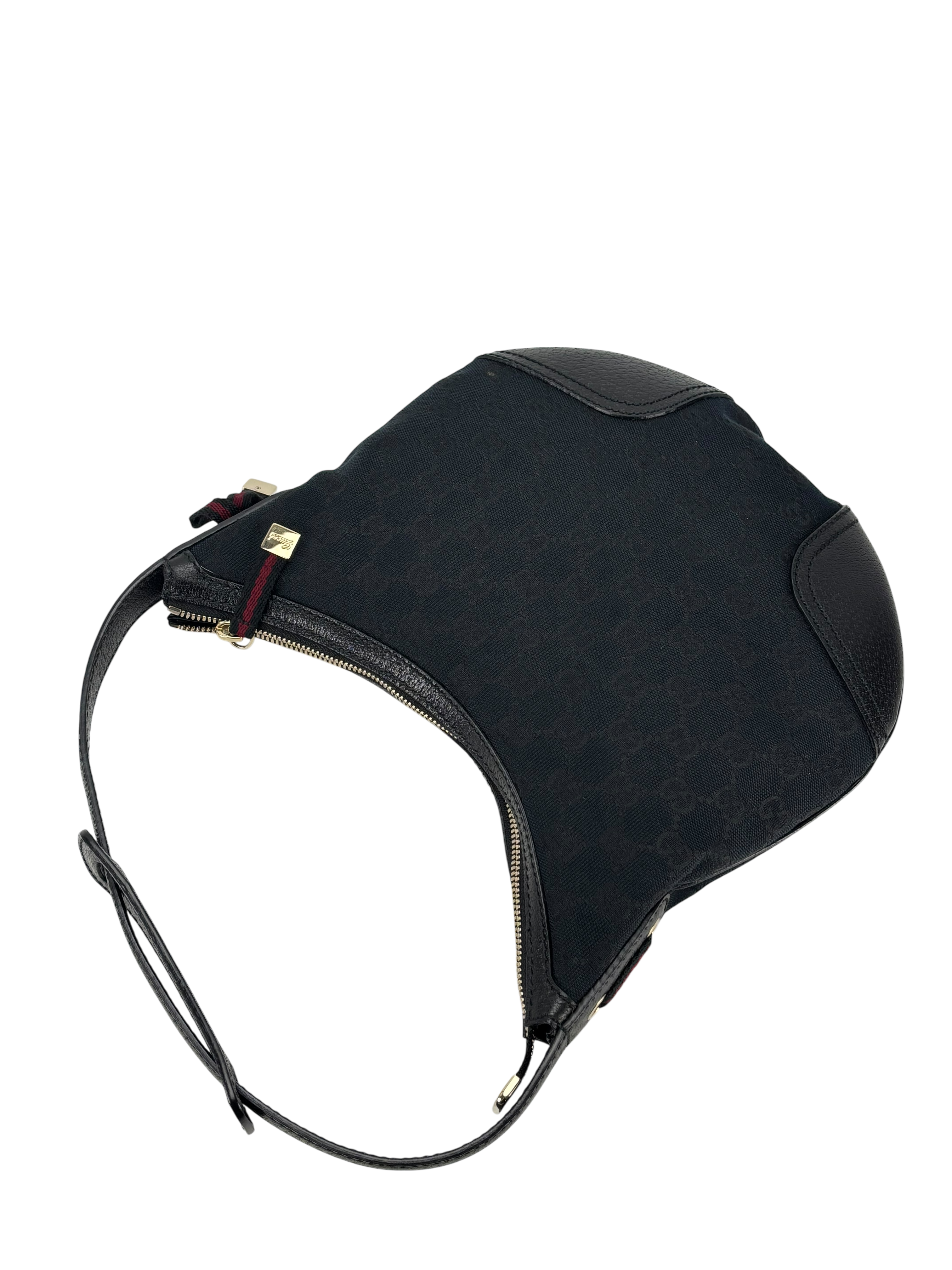 GUCCI - Black Princess Shelly GG Canvas Shoulder bag