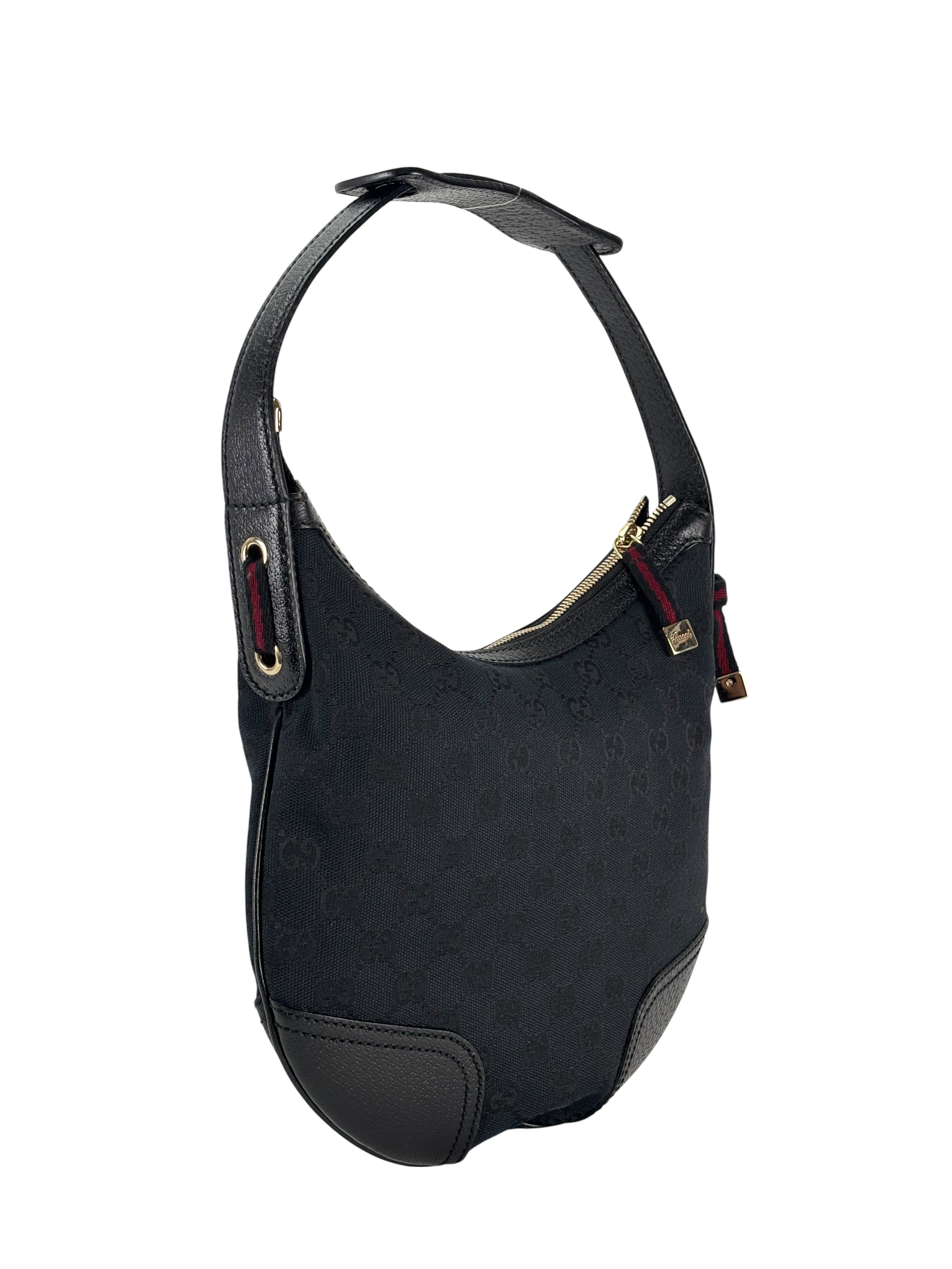 GUCCI - Black Princess Shelly GG Canvas Shoulder bag