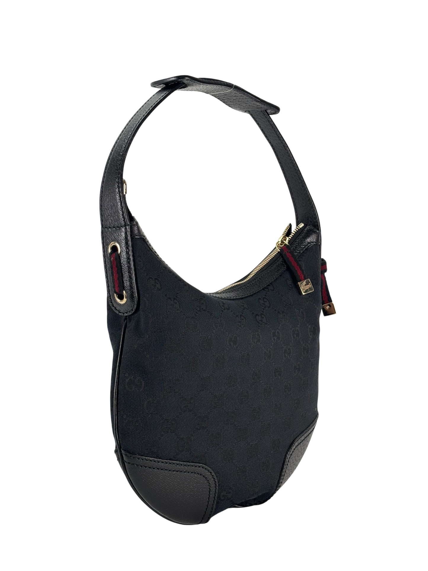 GUCCI - Black Princess Shelly GG Canvas Shoulder bag