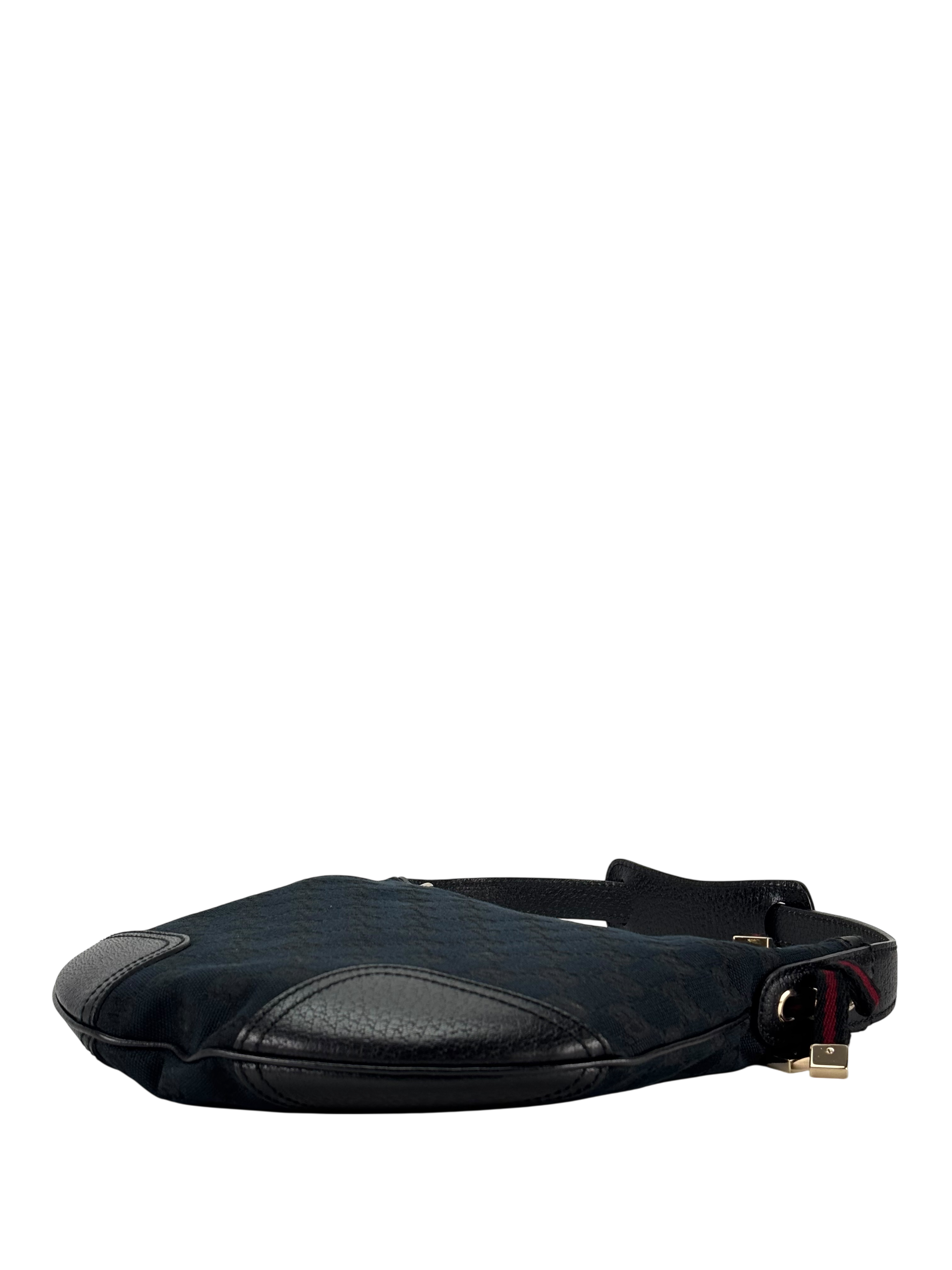 GUCCI - Black Princess Shelly GG Canvas Shoulder bag