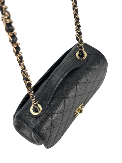 CHANEL - Caviar Quilted Medium Business Affinity Flap Black