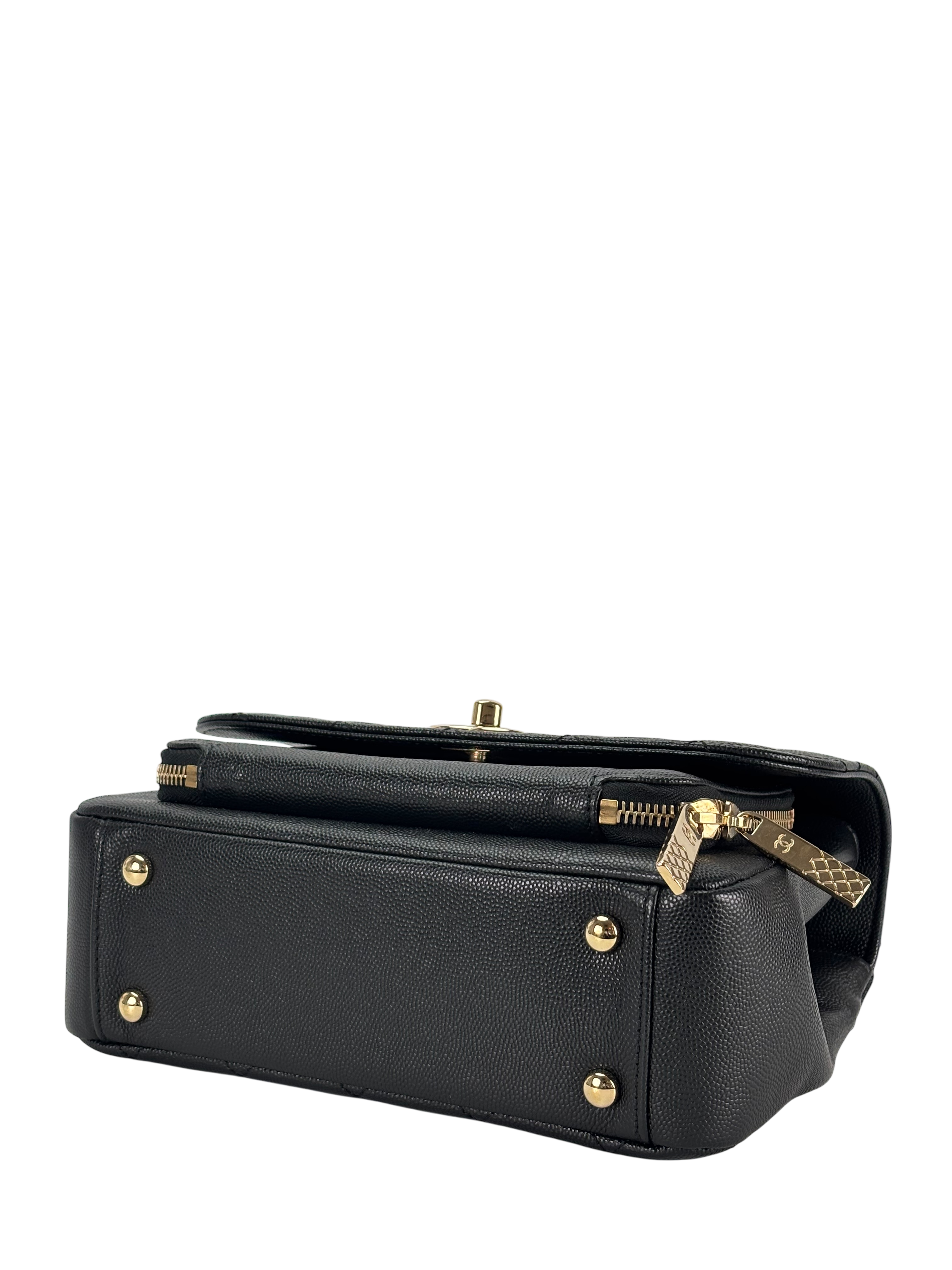 CHANEL - Caviar Quilted Medium Business Affinity Flap Black