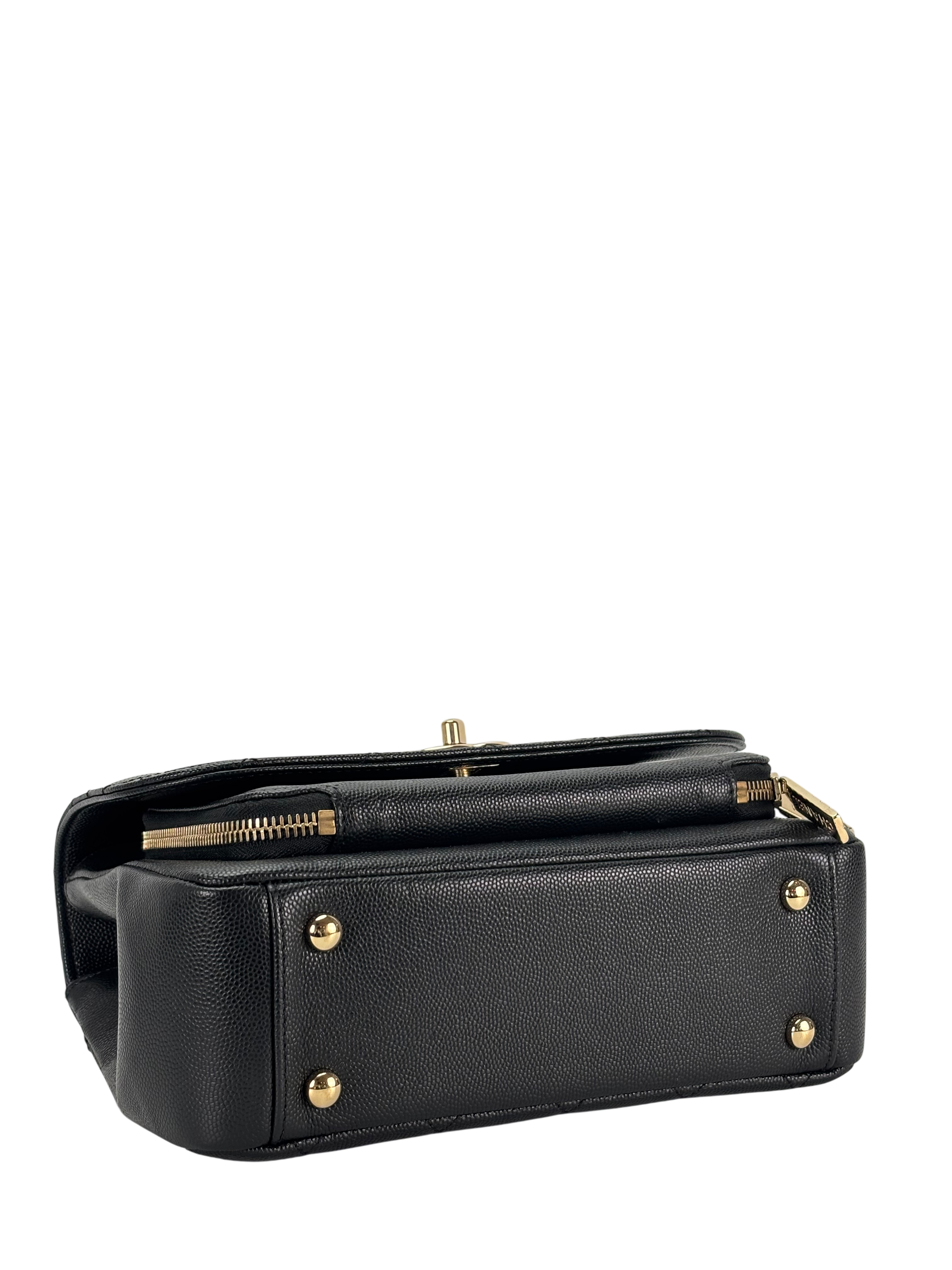 CHANEL - Caviar Quilted Medium Business Affinity Flap Black