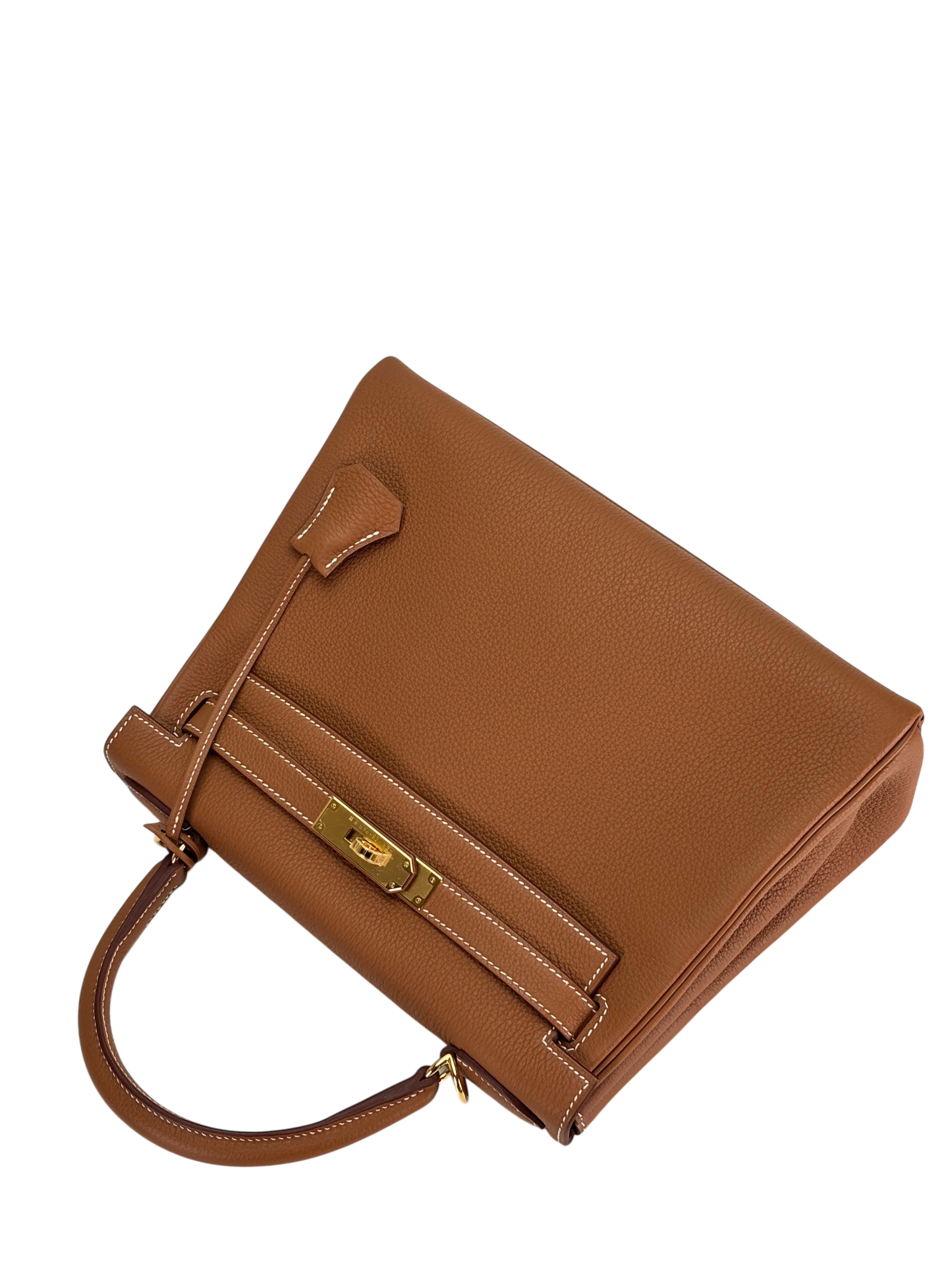 HERMES - Kelly 25 Gold Togo Gold Hardware