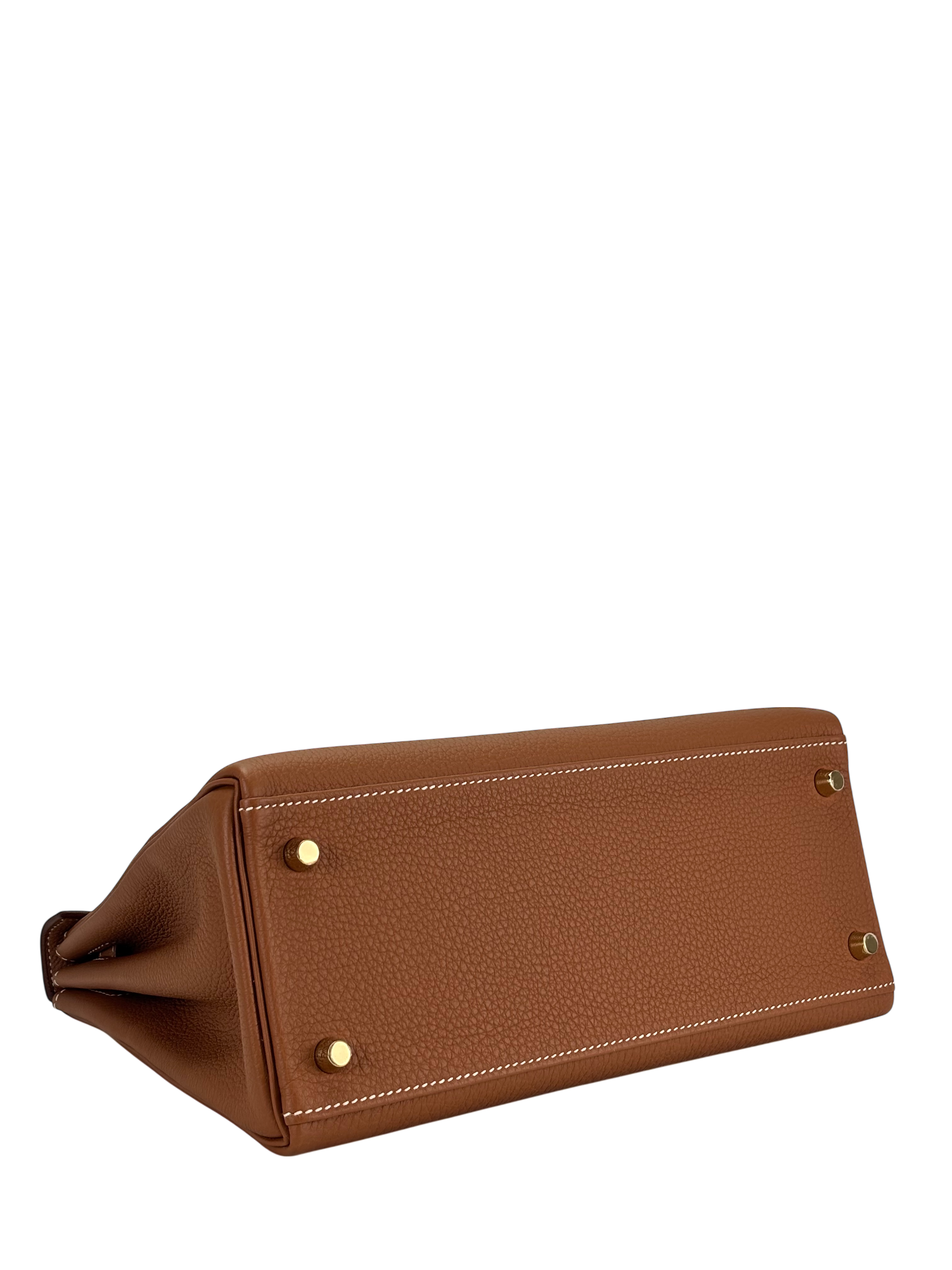 HERMES - Kelly 25 Gold Togo Gold Hardware