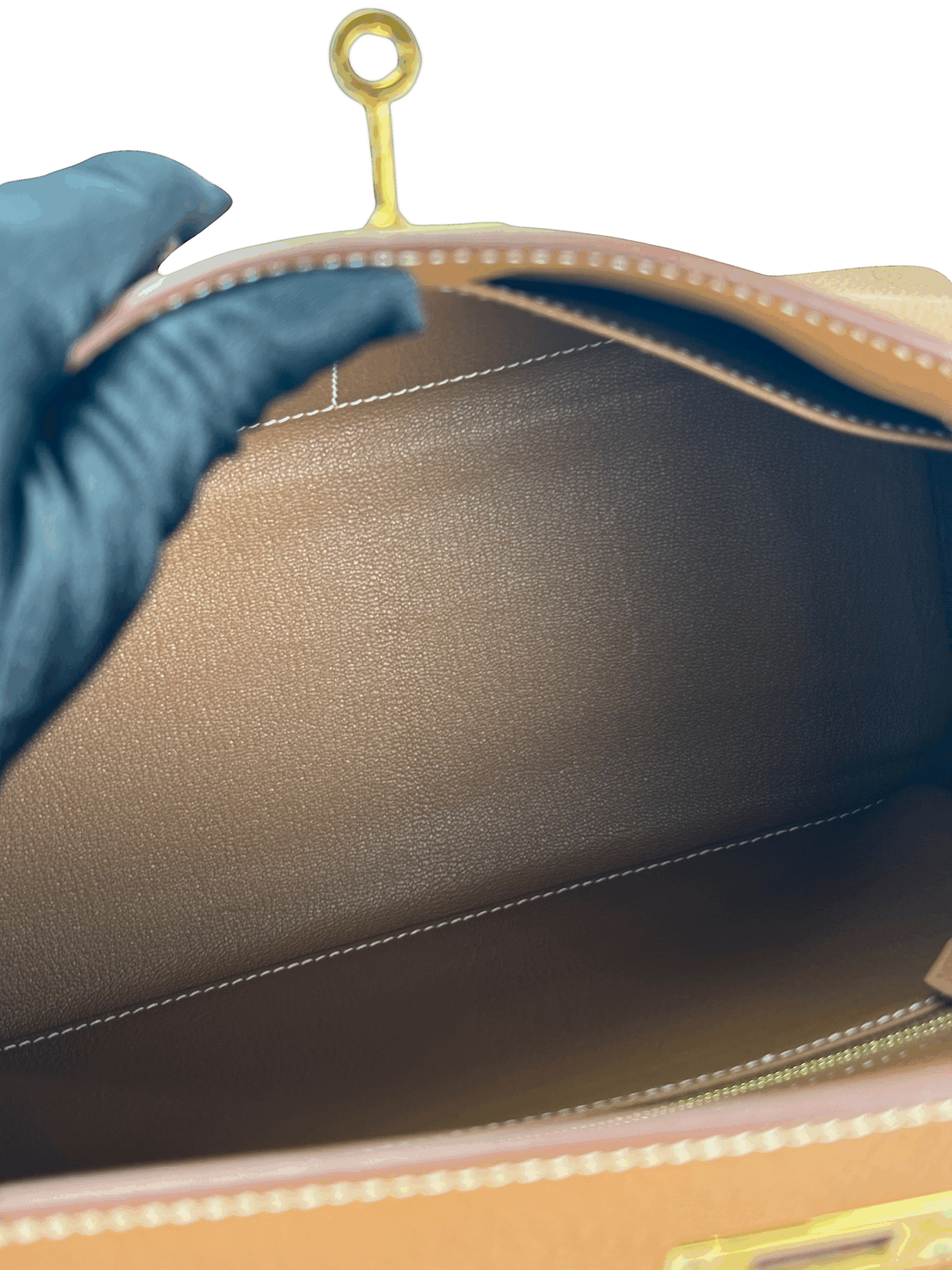 HERMES - Kelly 25 Gold Togo Gold Hardware