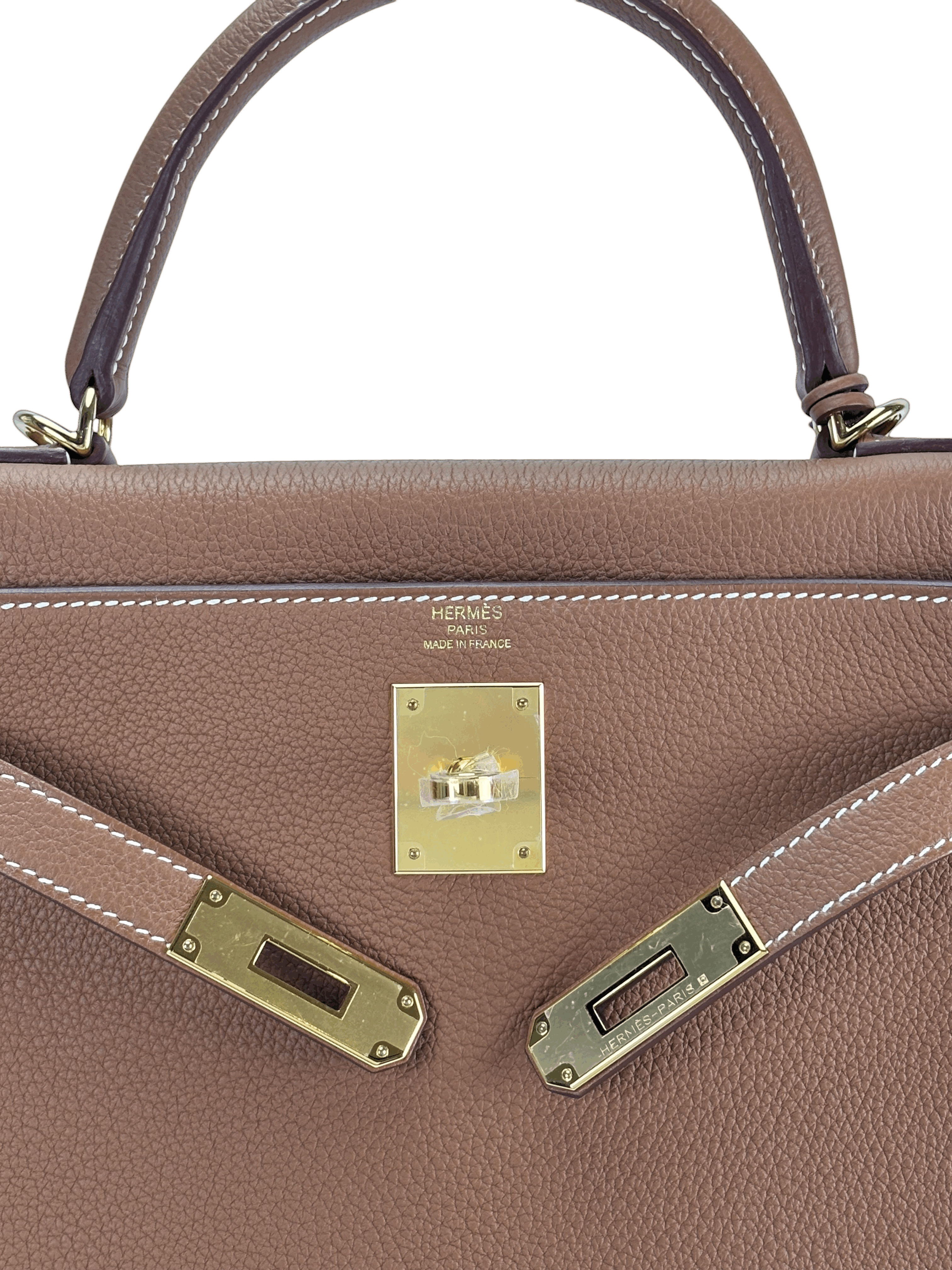 HERMES - Kelly 25 Gold Togo Gold Hardware
