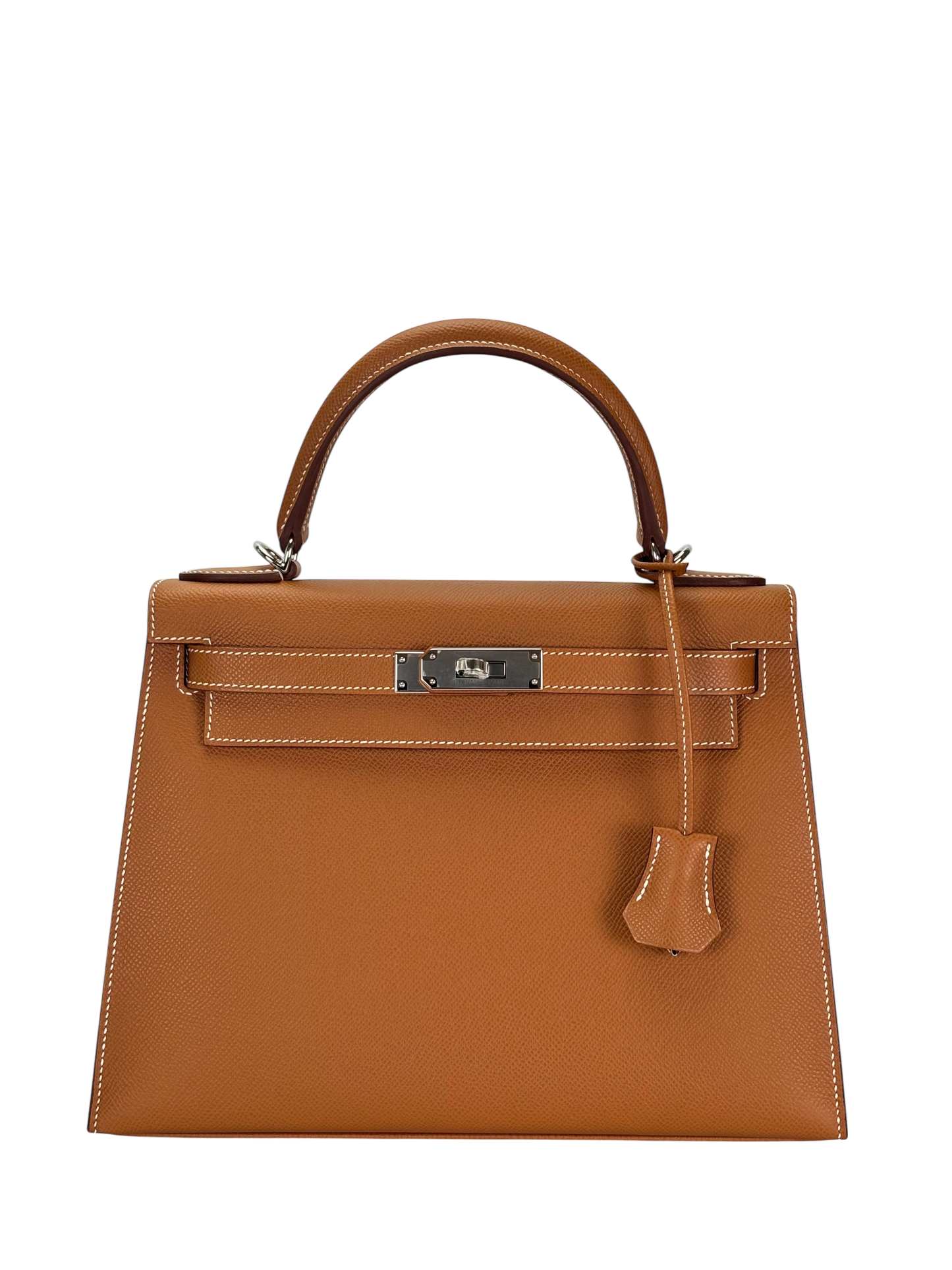 HERMES - Kelly 28 Gold Epsom Palladium Hardware