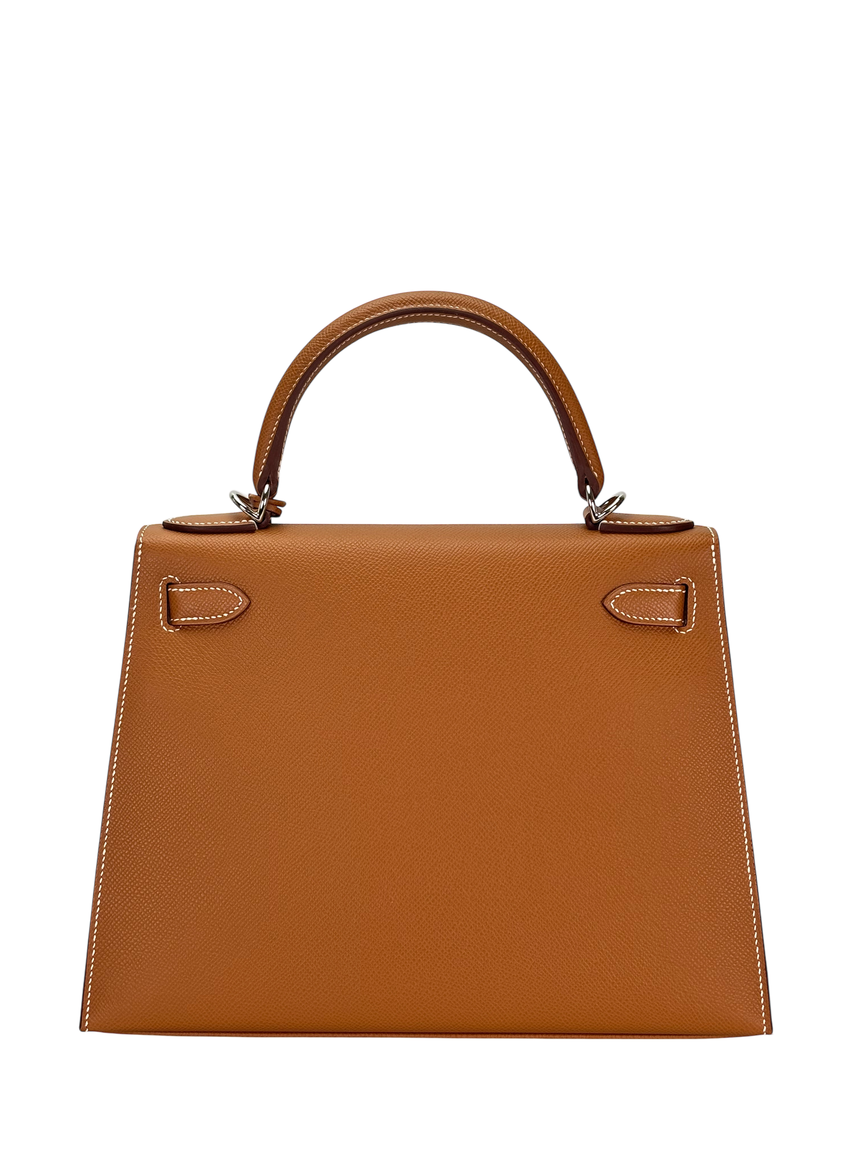 HERMES - Kelly 28 Gold Epsom Palladium Hardware