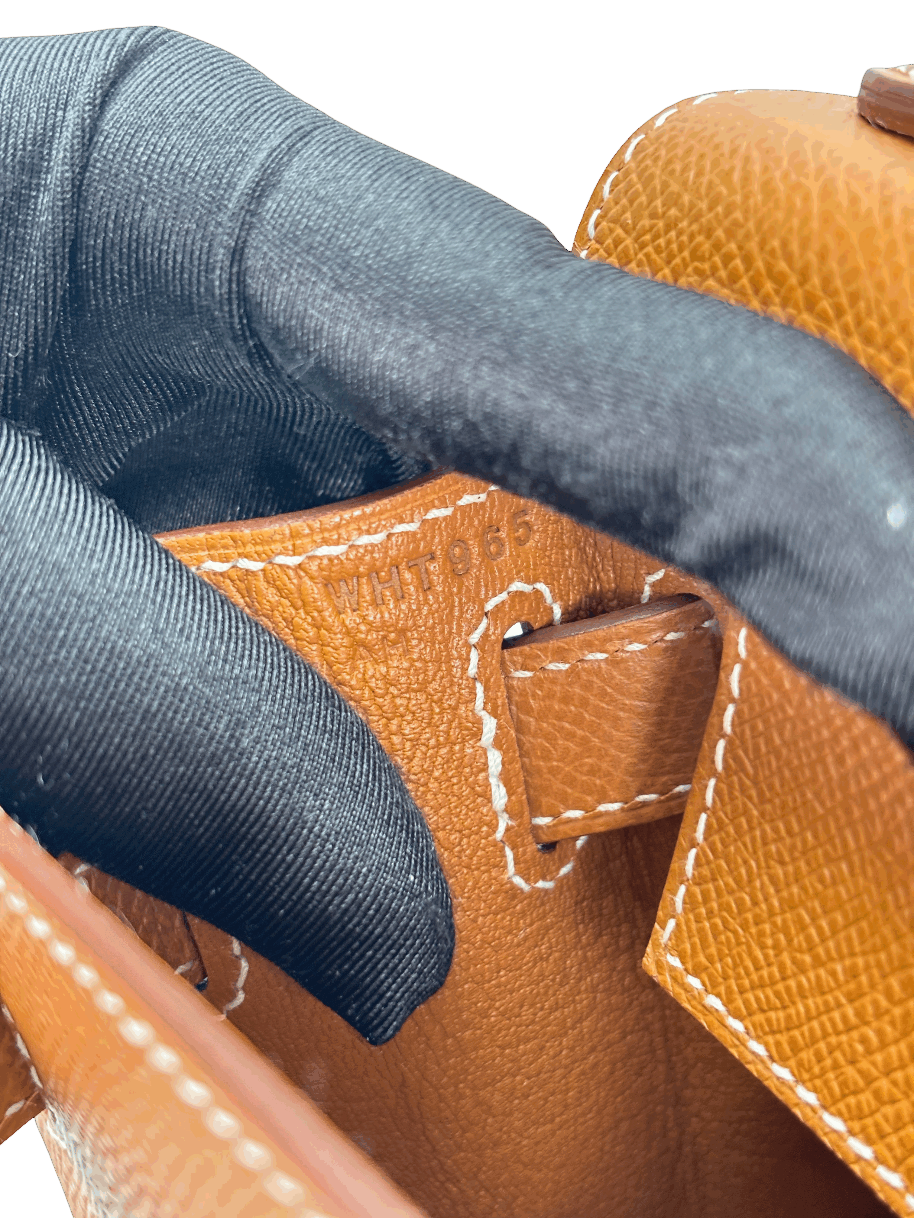 HERMES - Kelly 28 Gold Epsom Palladium Hardware