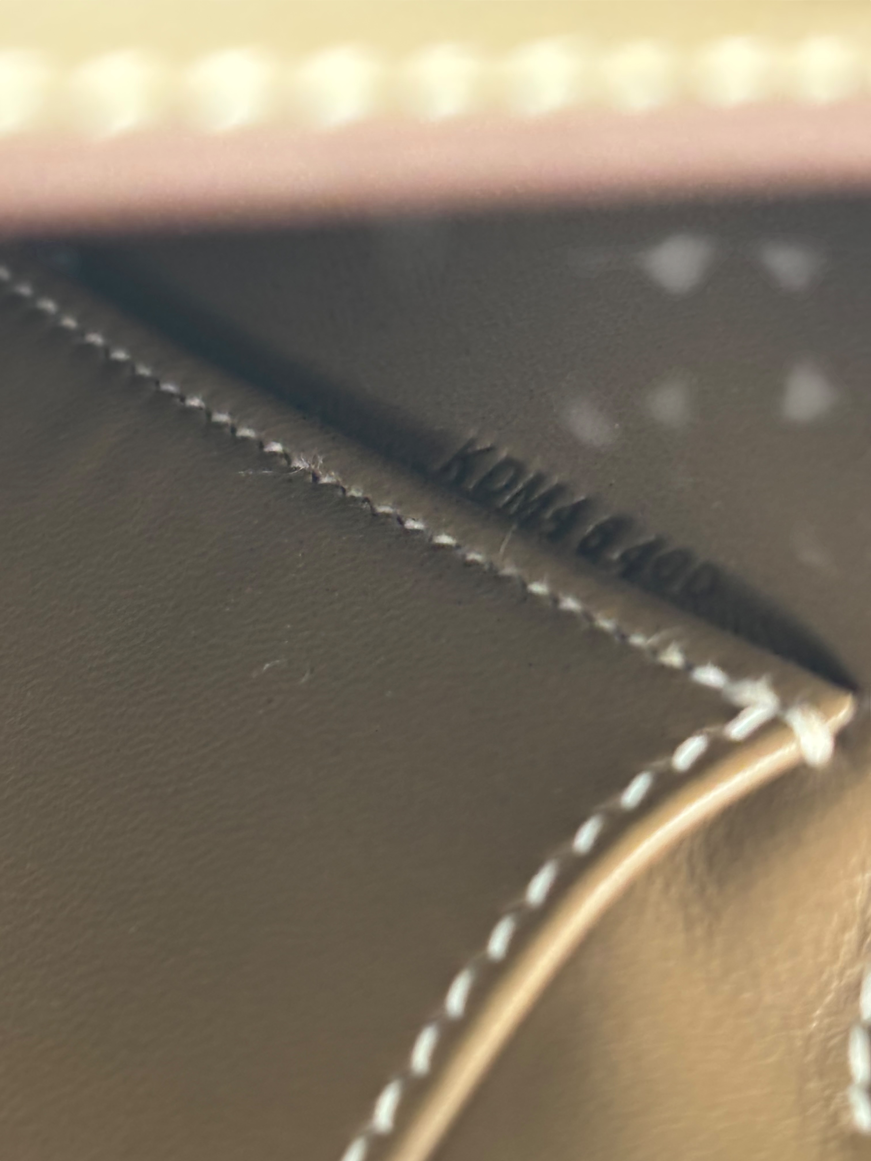 HERMES - Kelly Elan 28 Etoupe Madame Palladium Hardware