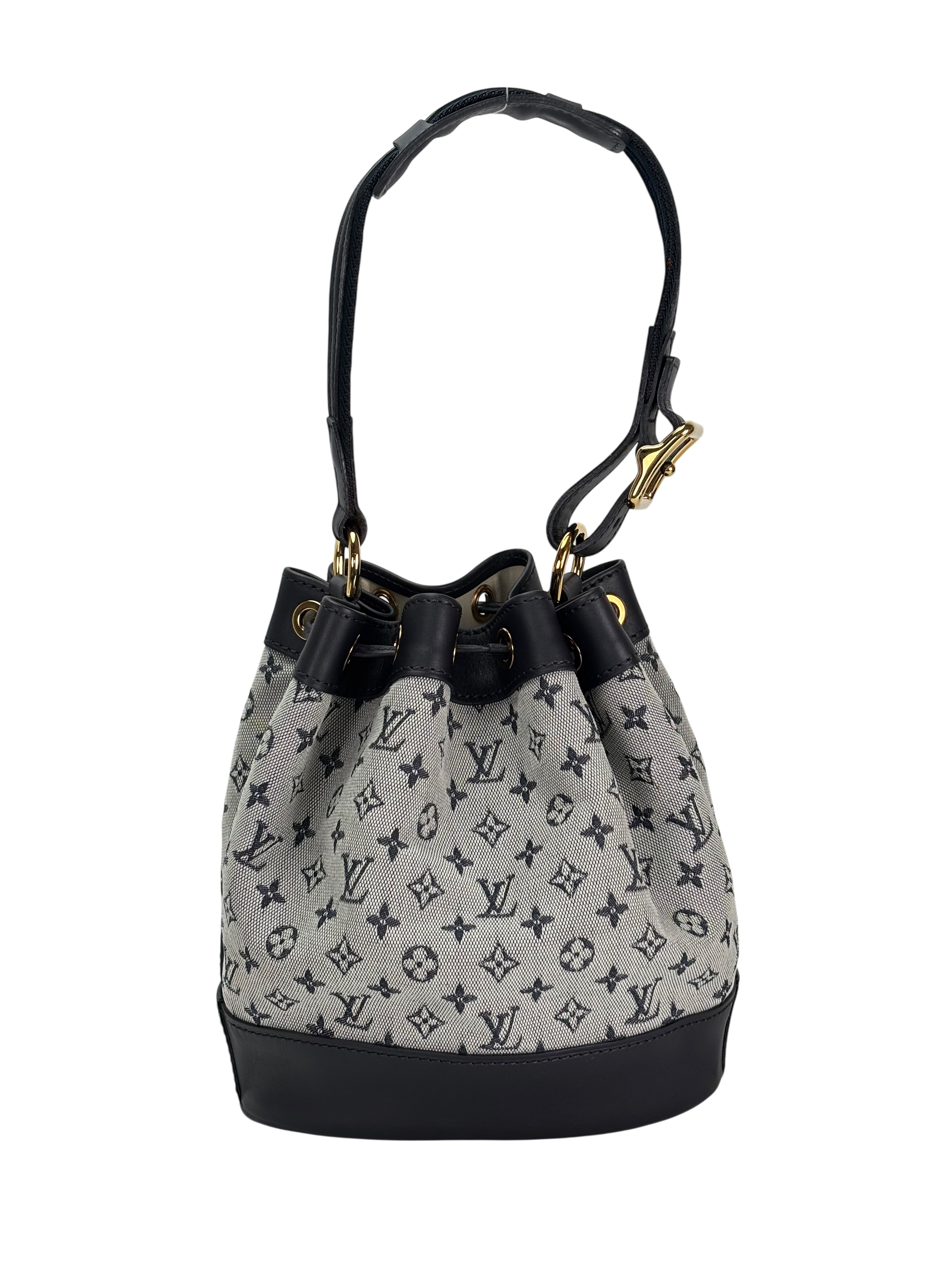 LOUIS VUITTON - Mini Monogram Noelie Navy Shoulder Bag