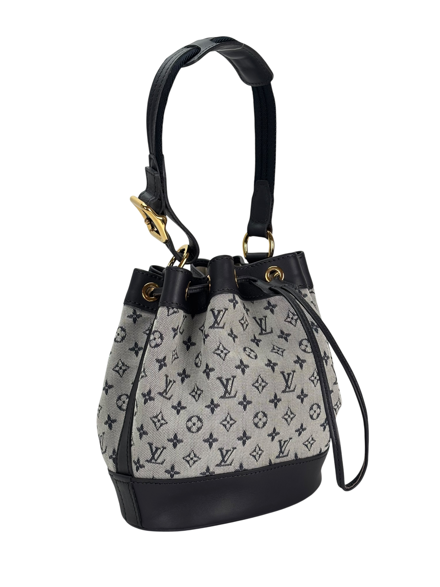 LOUIS VUITTON - Mini Monogram Noelie Navy Shoulder Bag