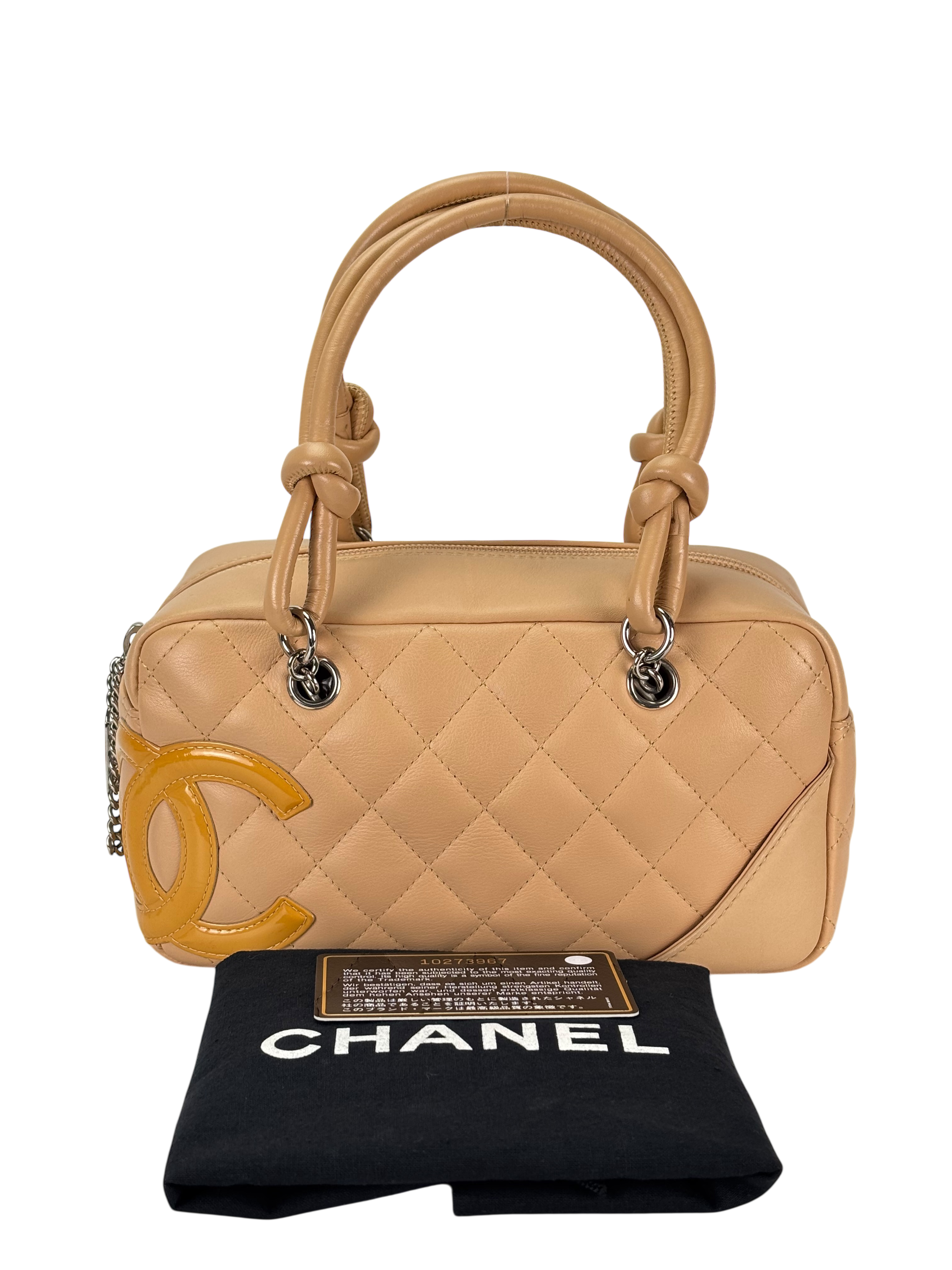 CHANEL - Small Beigo Cambon Handbag