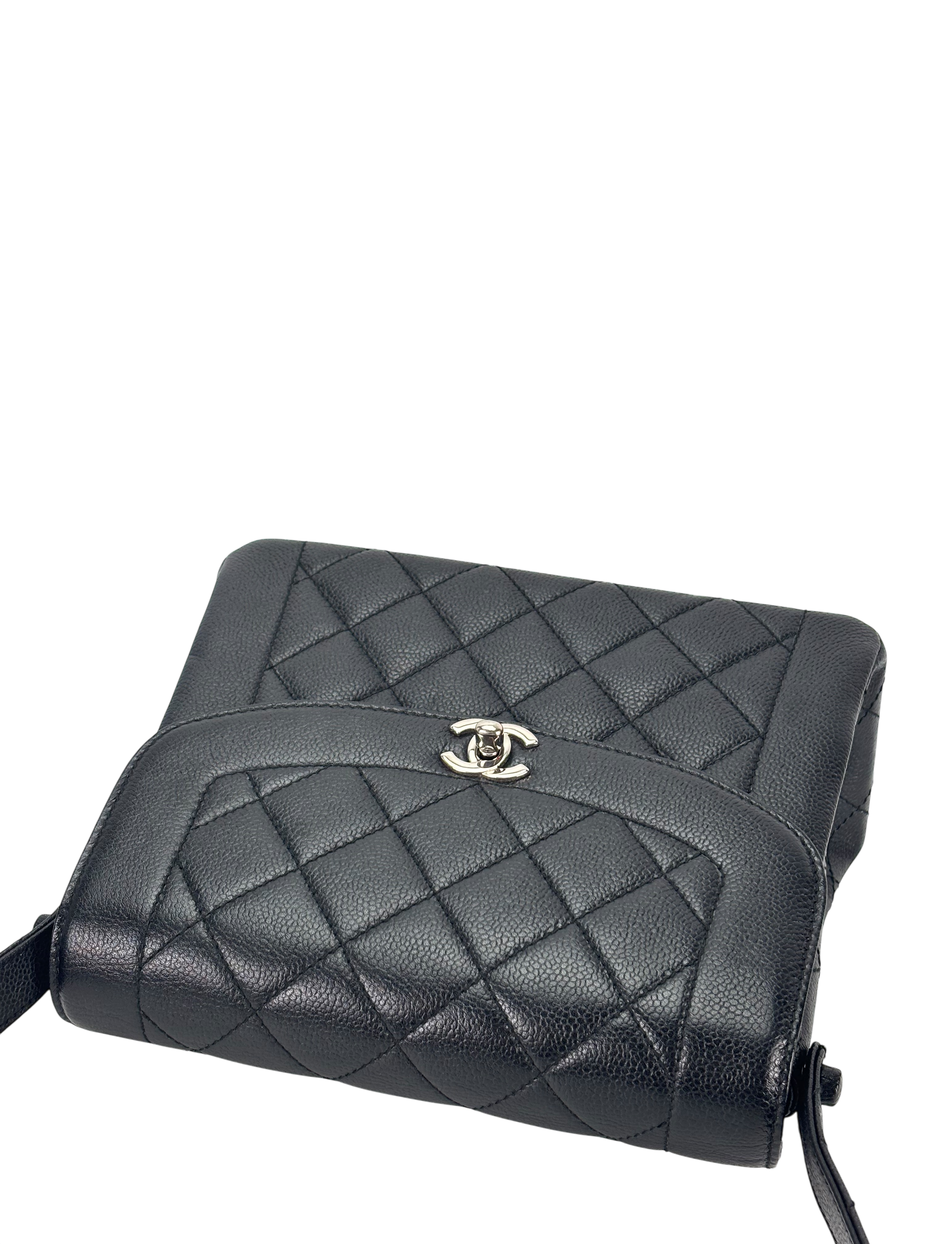 CHANEL - Black Caviar Diana Shoulder Bag
