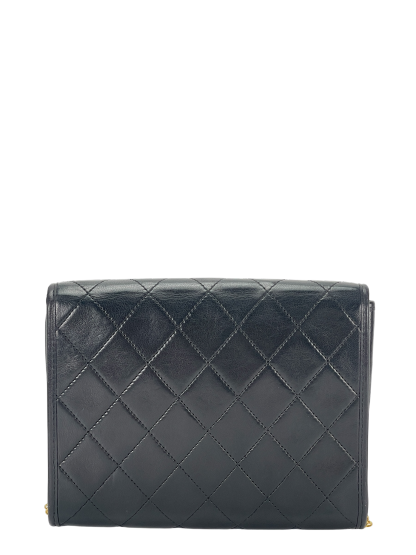 CHANEL - Mini Coco Mark Matelasse Lambskin Chain Shoulder Bag