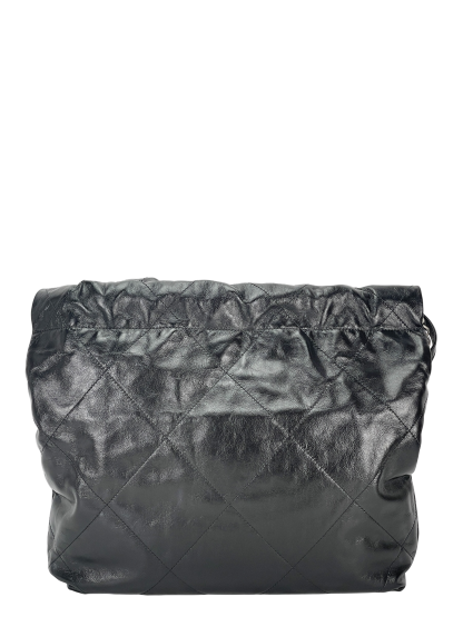 CHANEL - 22 Small Bag Black Lambskin Gold Hardware